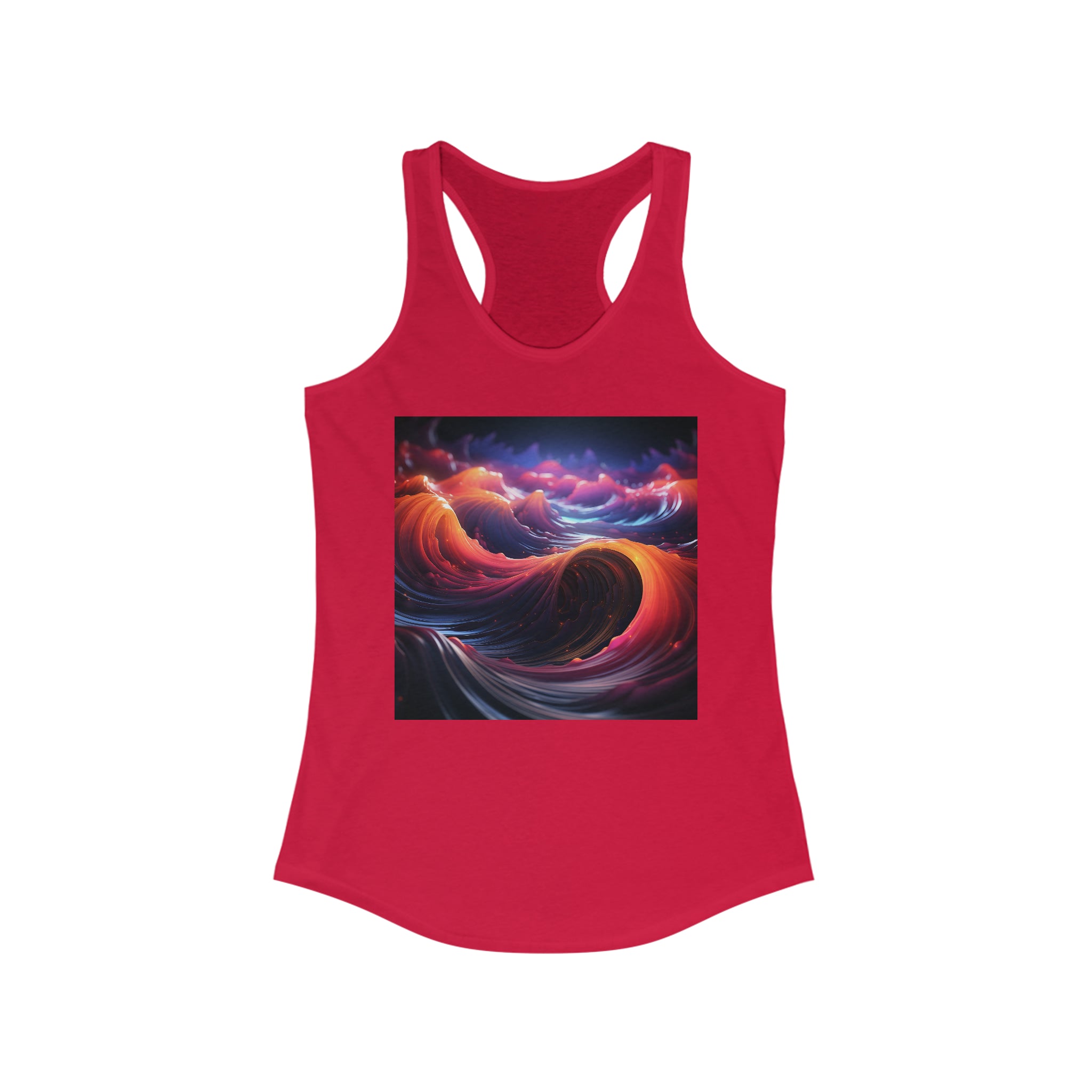 Women's Ideal Racerback Tank - Vector Art Design 40