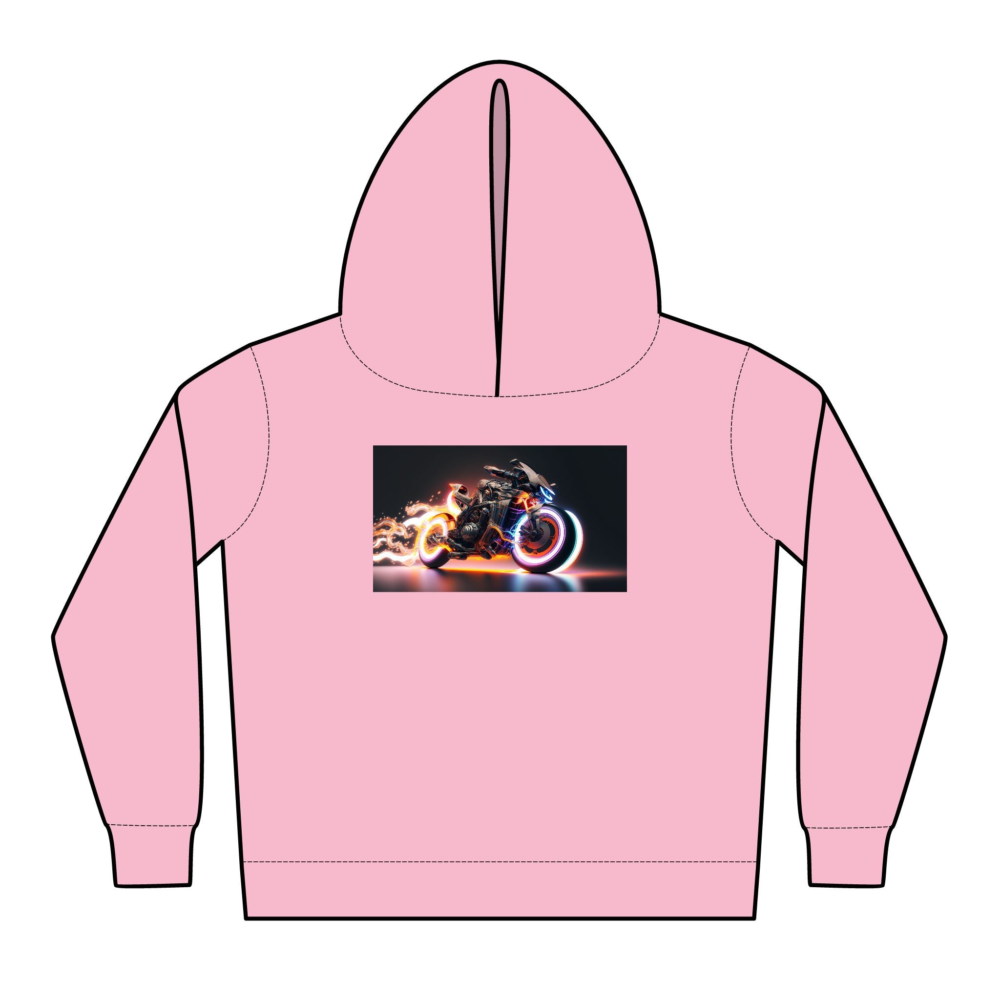 Toddler Pullover Fleece Hoodies - Digital Designs 04