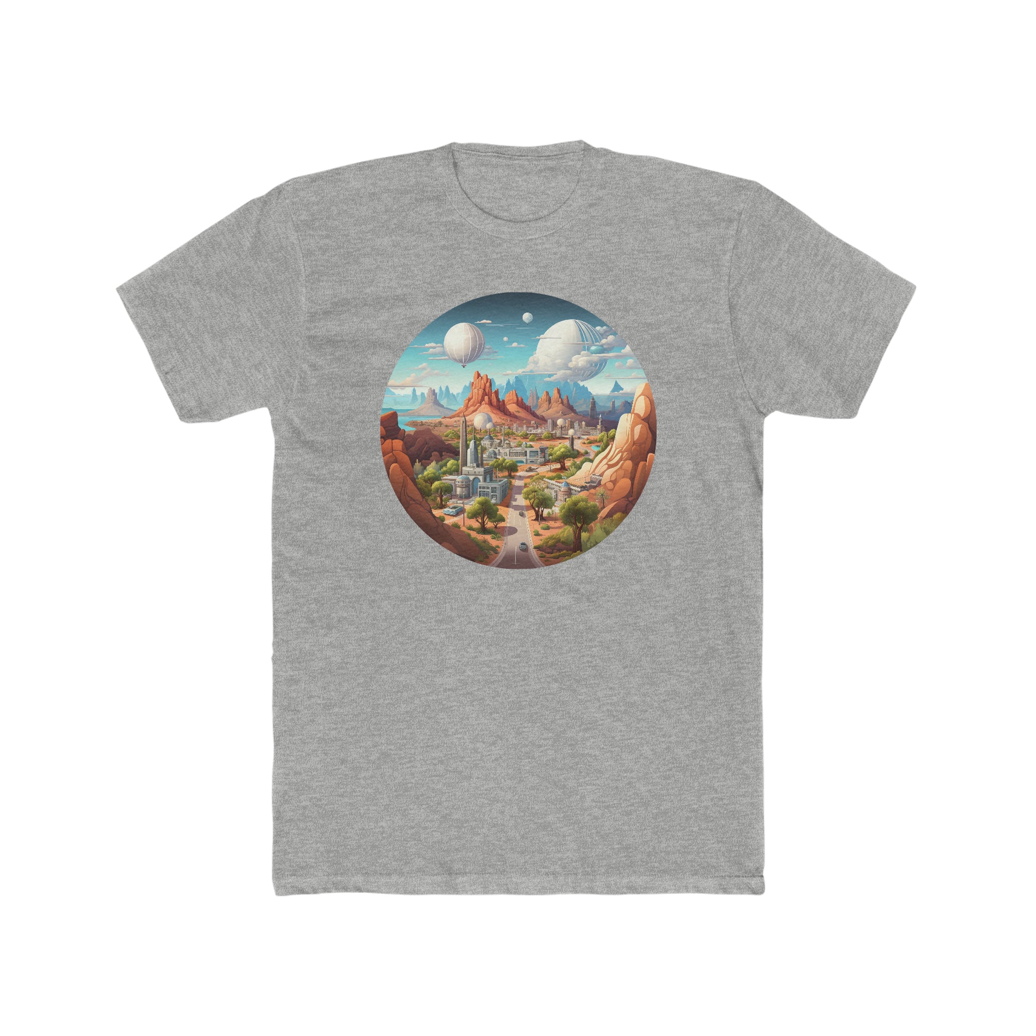 Men's Cotton Crew Tee - Isometric Designs 03