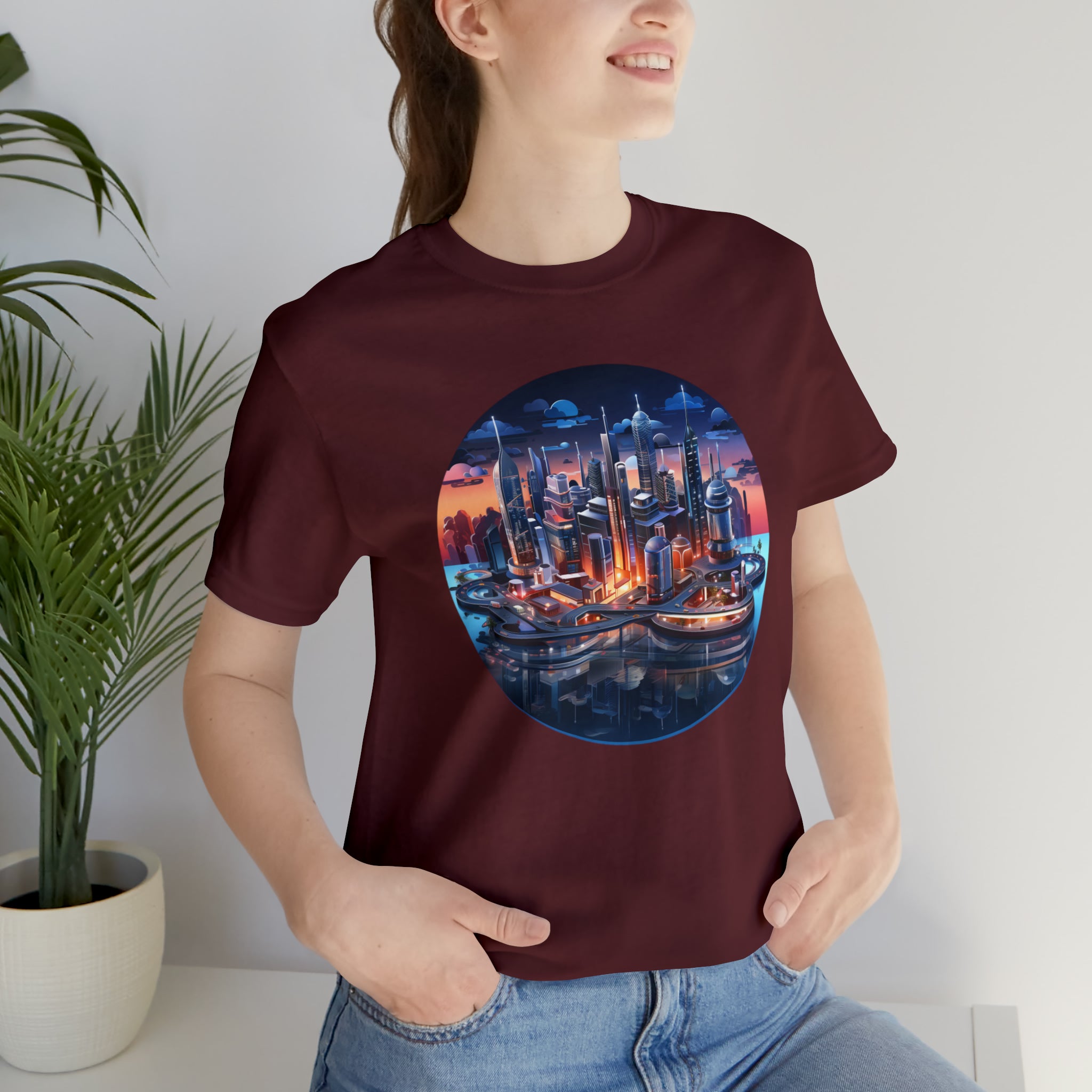 Unisex Jersey Short Sleeve Tee - Isometric Designs 05