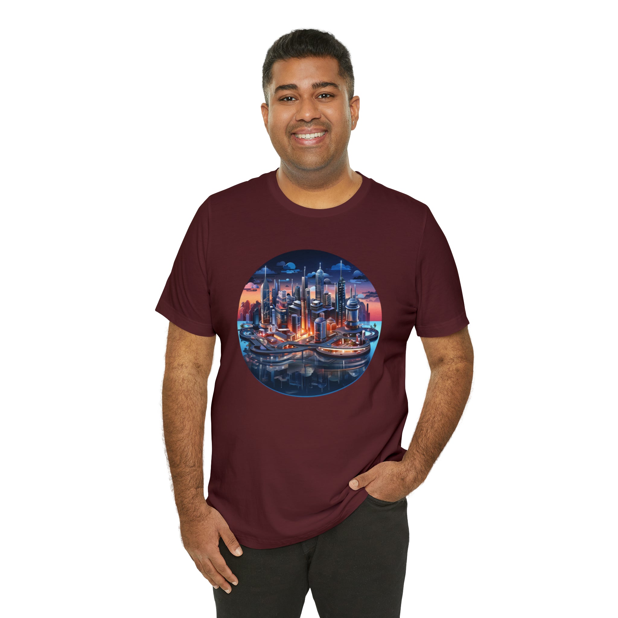 Unisex Jersey Short Sleeve Tee - Isometric Designs 05