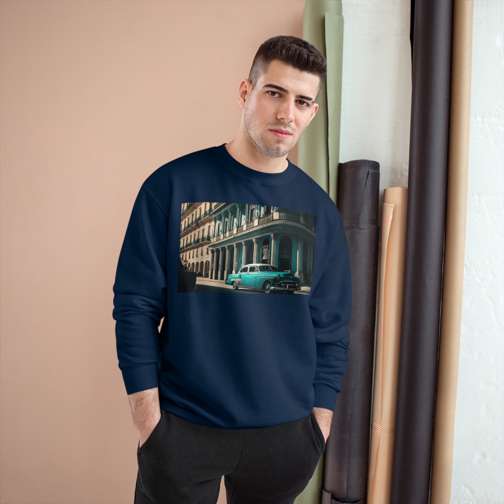 Champion Sweatshirt - Duotone Cities, Havana