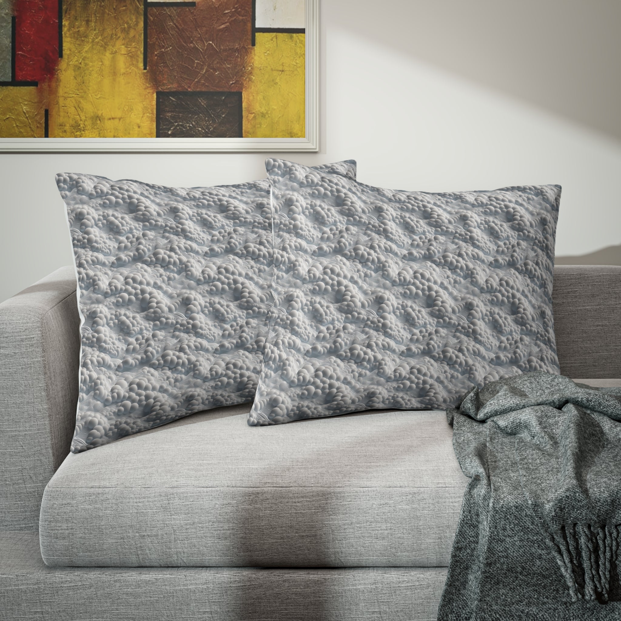 Pillow Sham (AOP) - Seamless Clouds 02
