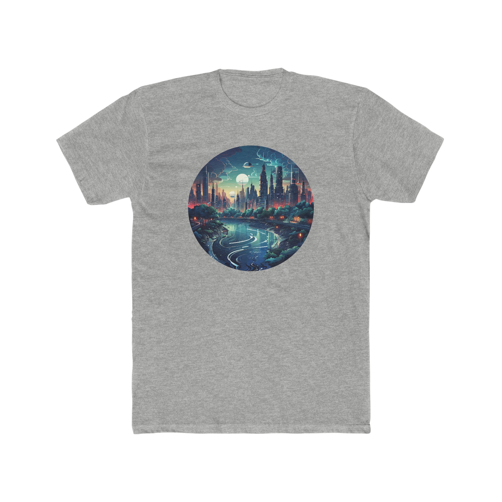 Men's Cotton Crew Tee - Isometric Designs 05