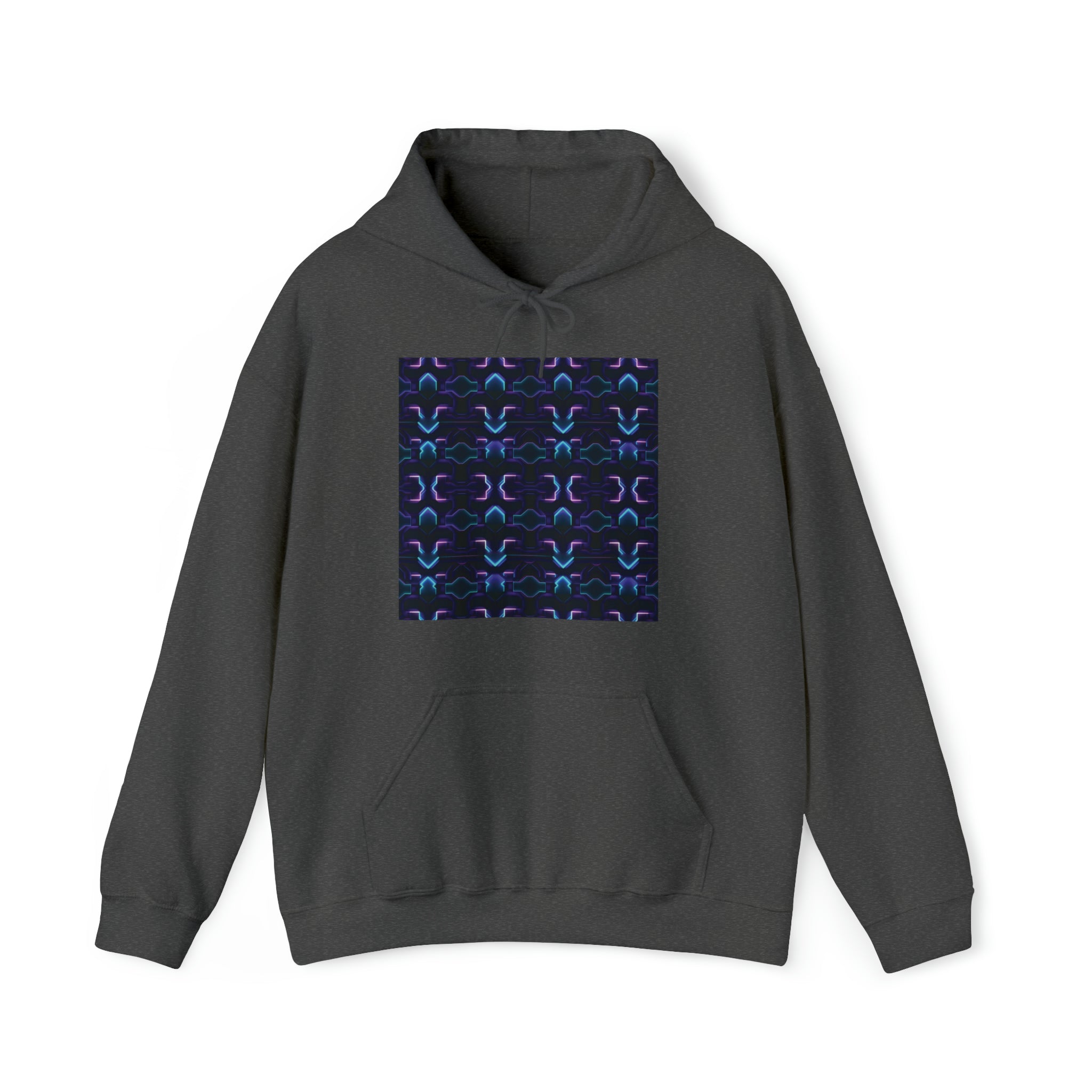 Unisex Heavy Blend™ Hooded Sweatshirt - Abstract Neon Designs 06