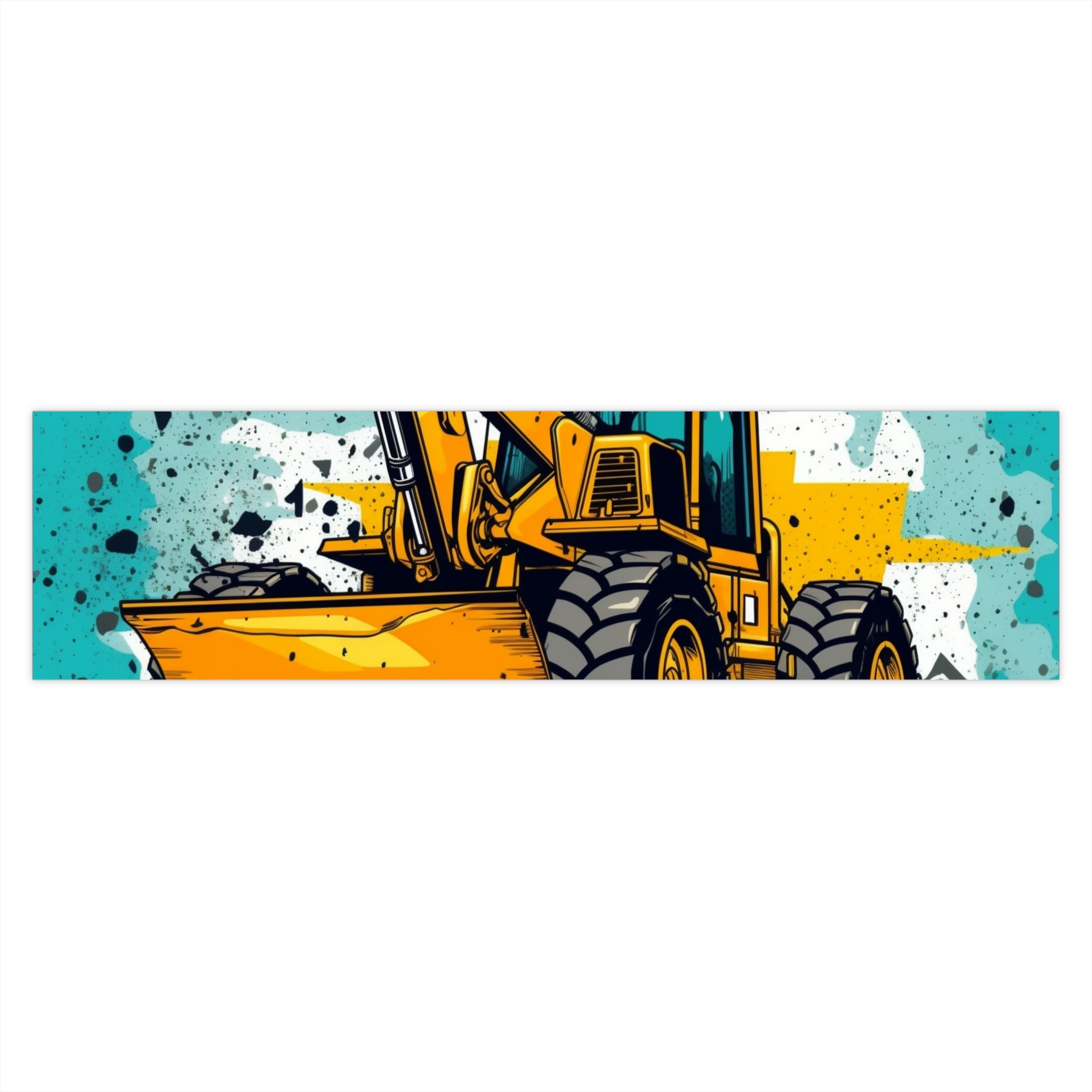 Bumper Stickers - Pop Art Designs, Bulldozer