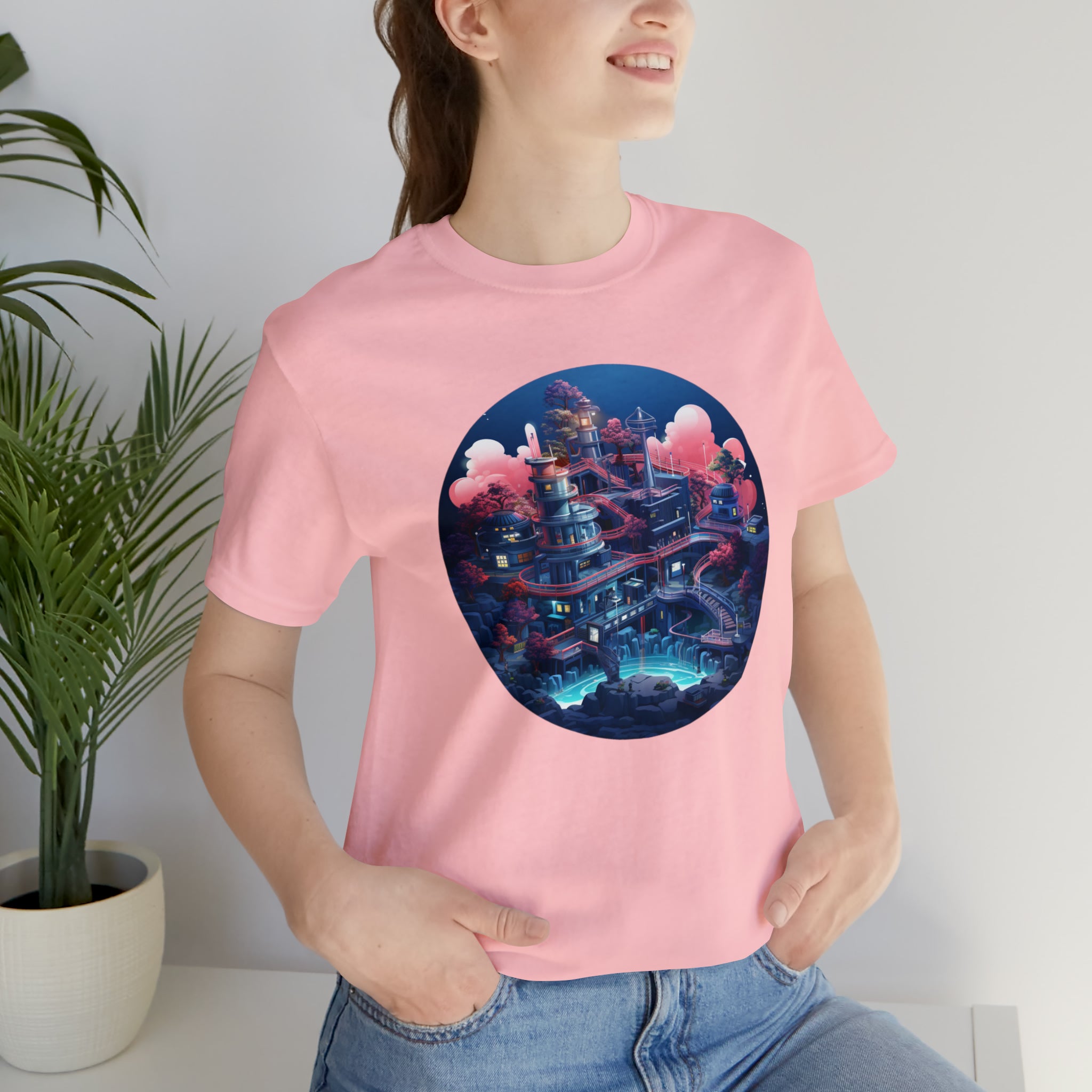 Unisex Jersey Short Sleeve Tee - Isometric Designs 03