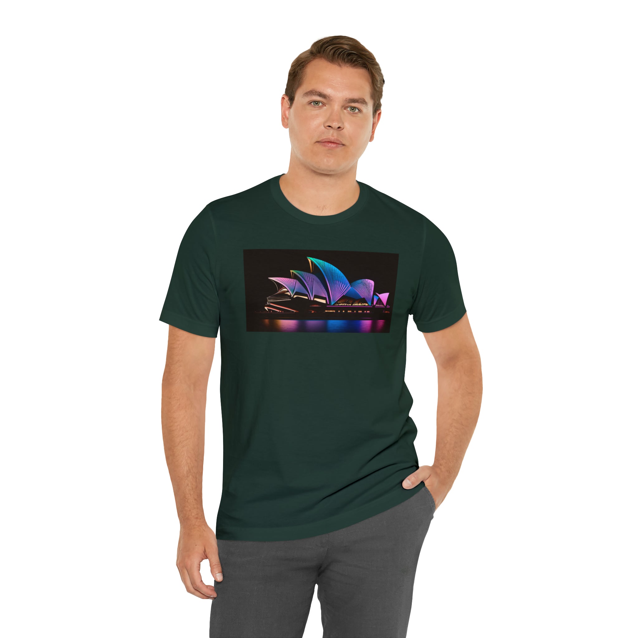 Unisex Jersey Short Sleeve Tee - Sydney Opera House, Australia