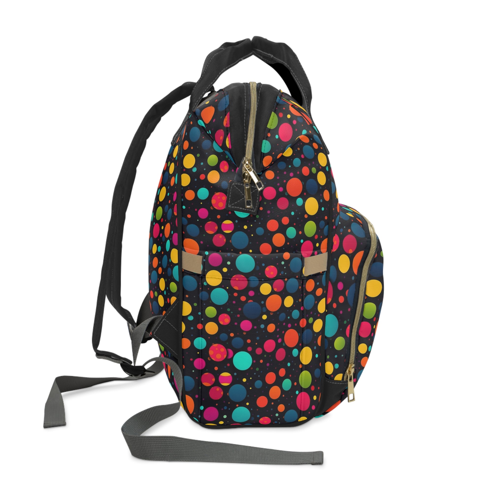Multifunctional Diaper Backpack (AOP) - Abstract Designs 02