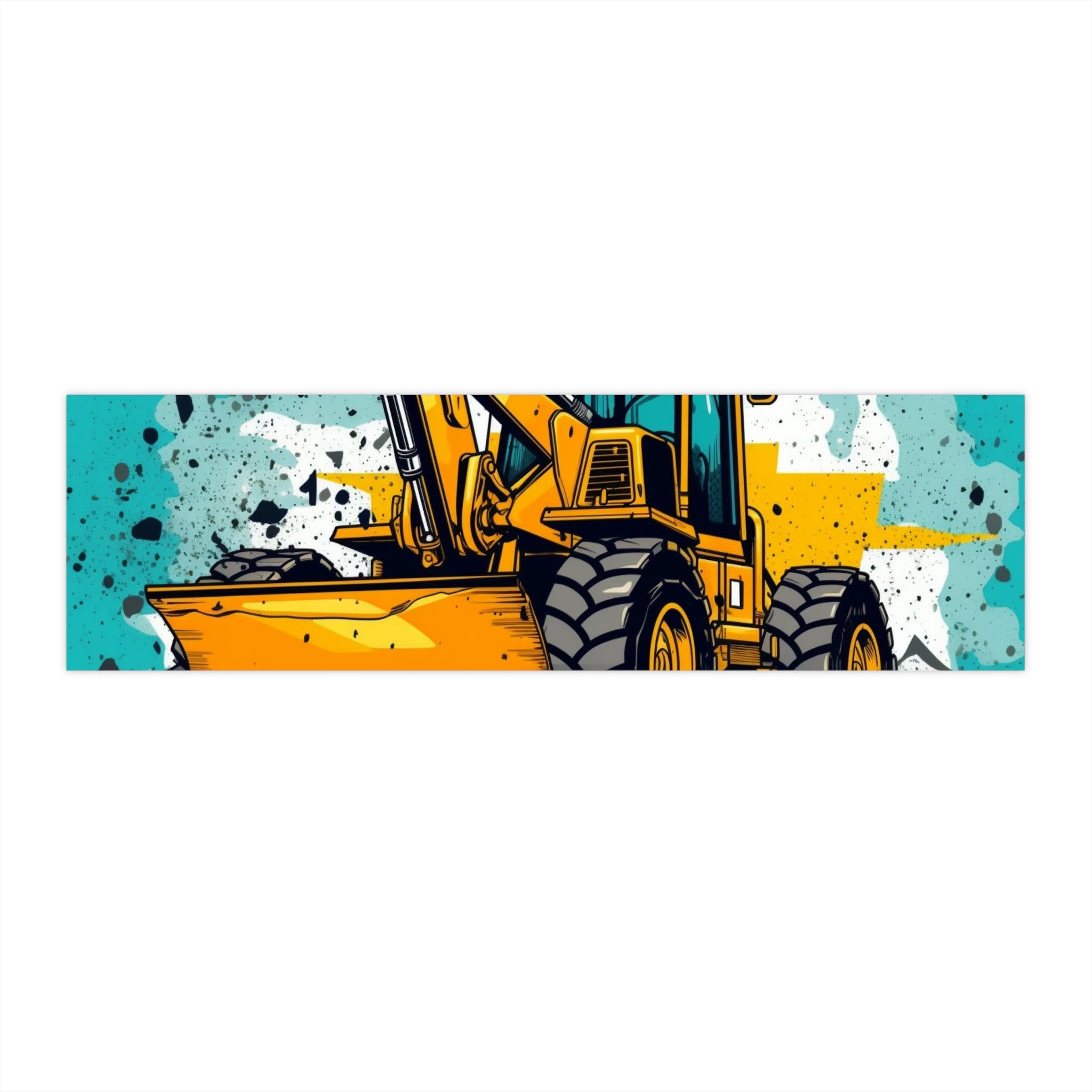 Bumper Stickers - Pop Art Designs, Bulldozer
