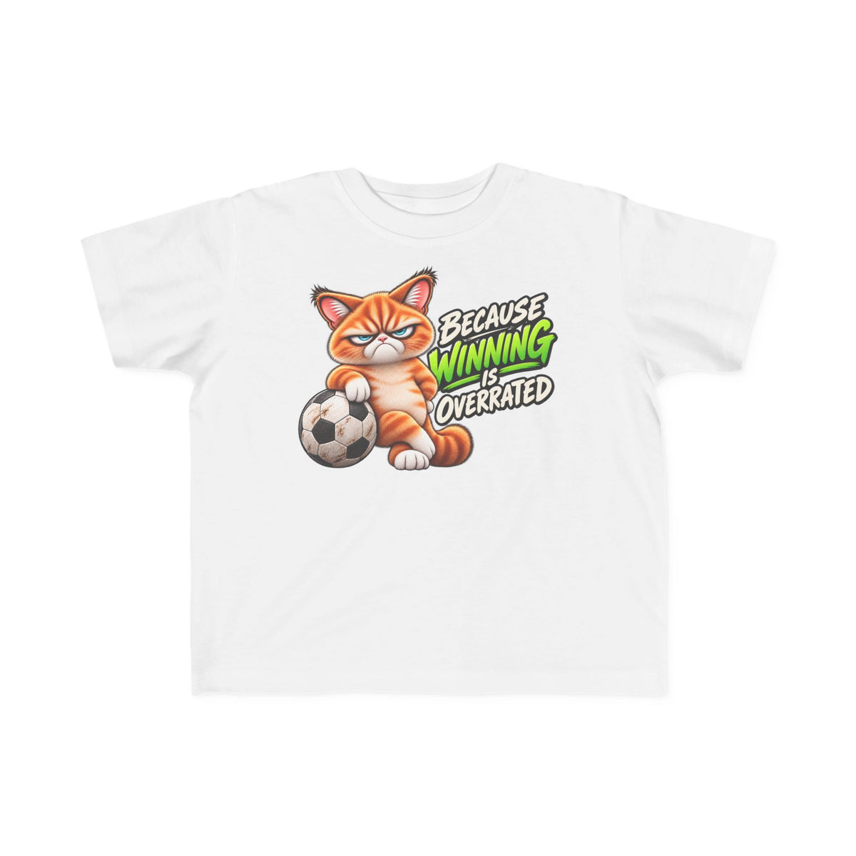 Because Winning is Overrated - Mildly Feral - Toddler Short Sleeve Tee