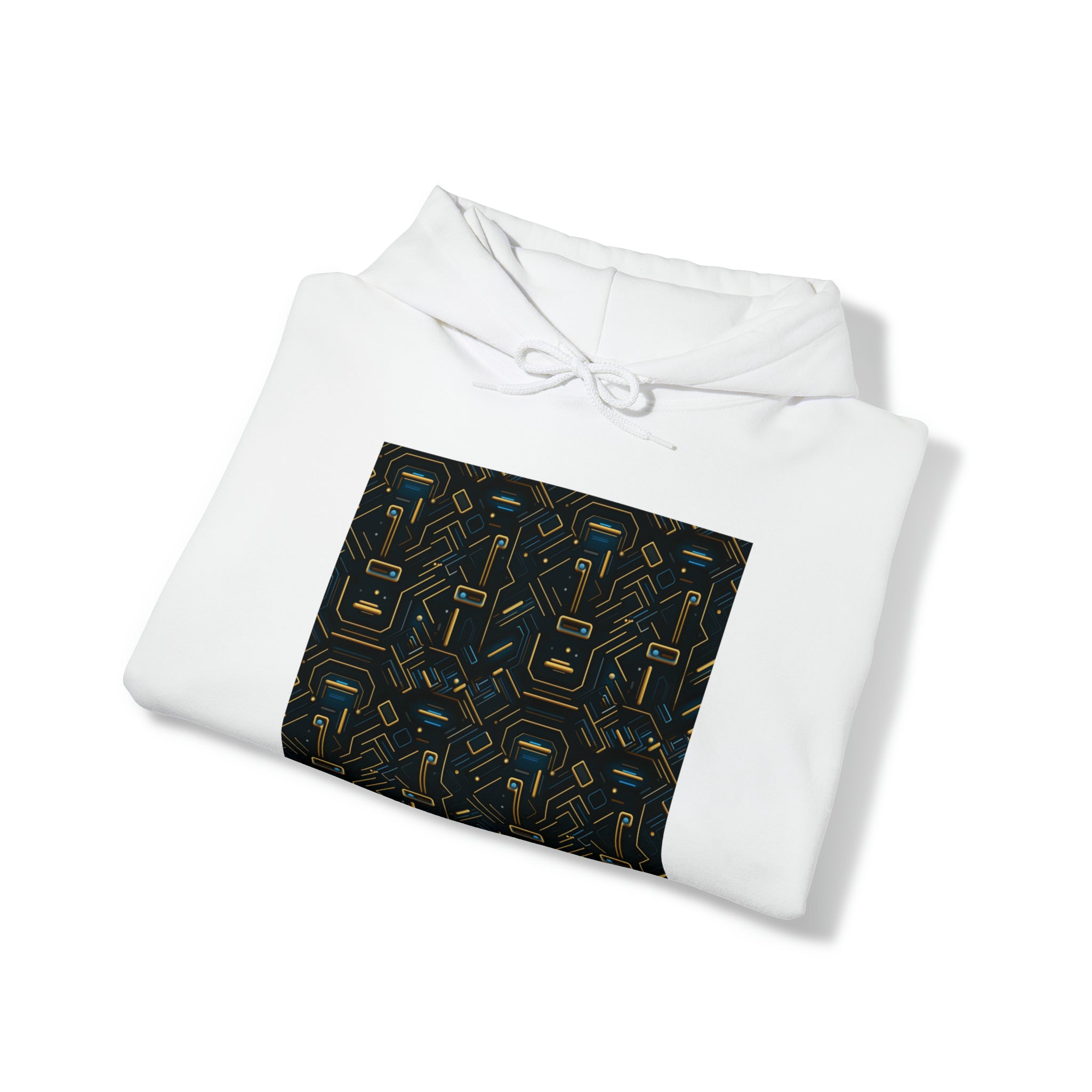 Unisex Heavy Blend™ Hooded Sweatshirt - Abstract Neon Designs 05