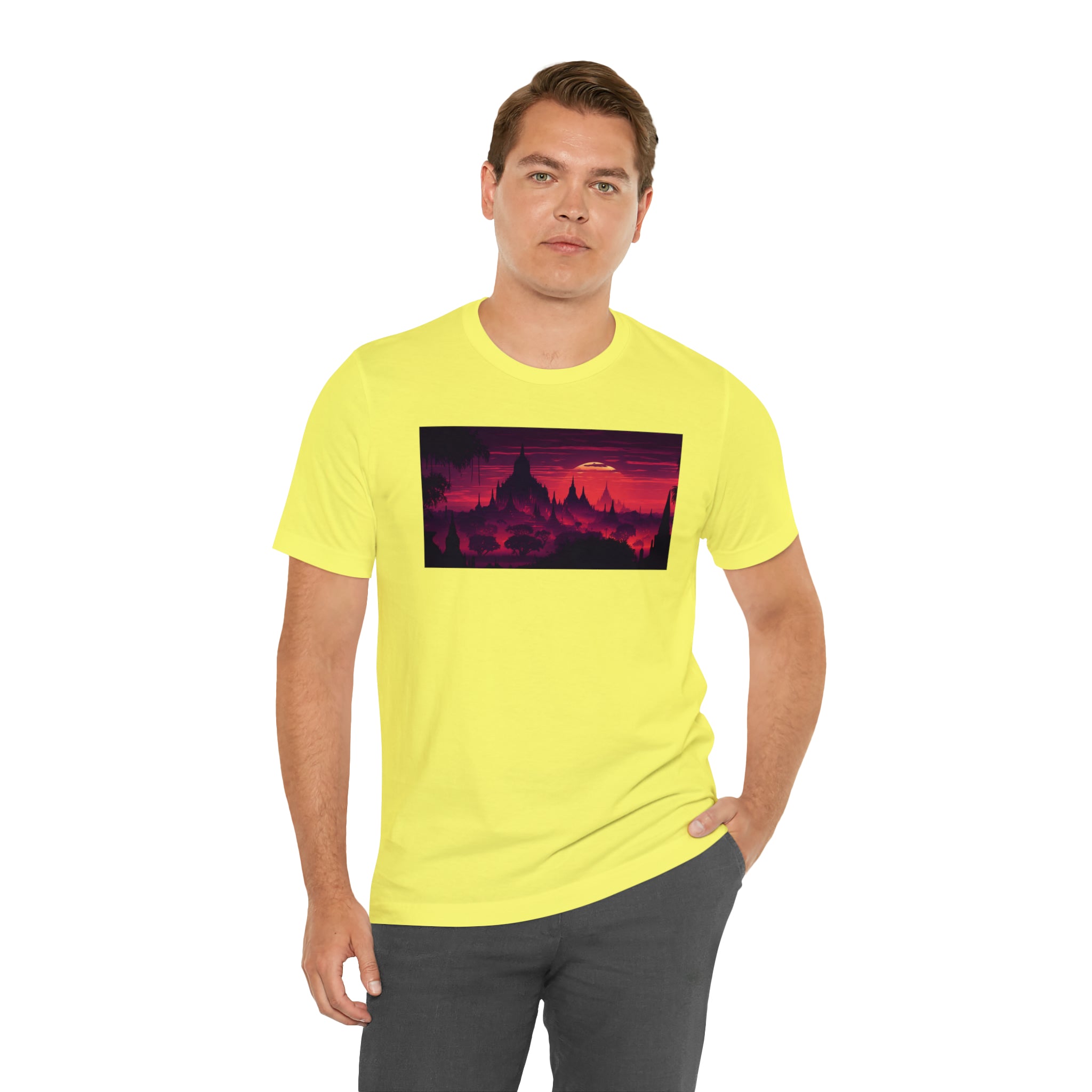 Unisex Jersey Short Sleeve Tee - Bagan, Myanmar