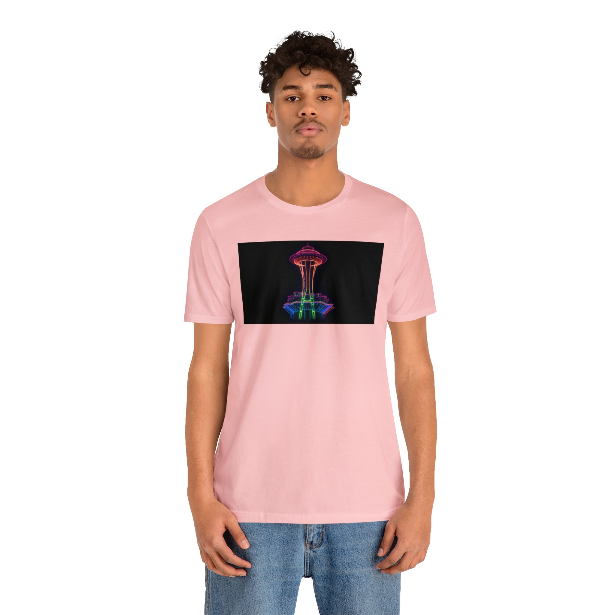 Unisex Jersey Short Sleeve Tee - Space Needle, Seattle, USA