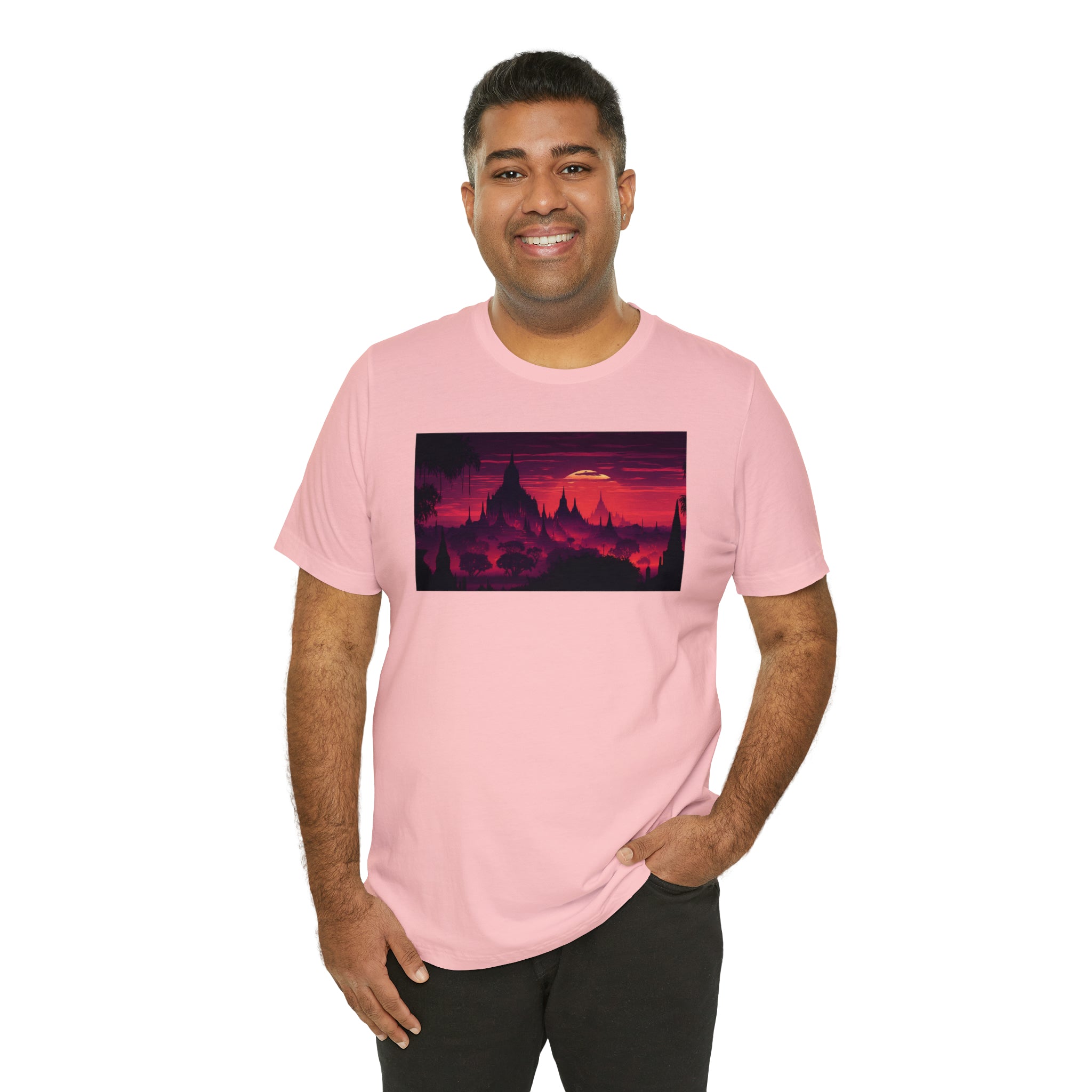 Unisex Jersey Short Sleeve Tee - Bagan, Myanmar