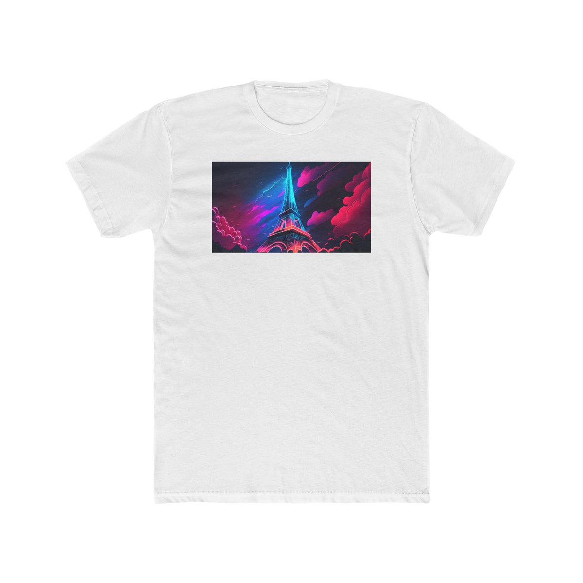 Men's Cotton Crew Tee - Elsewhere collection - Eiffel Tower