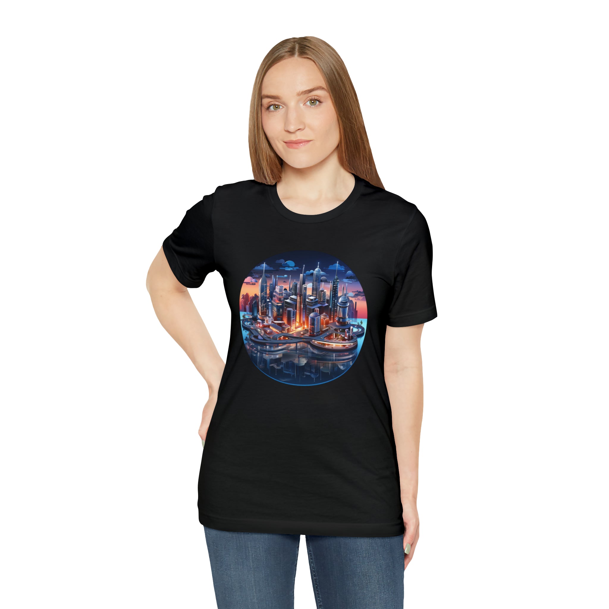 Unisex Jersey Short Sleeve Tee - Isometric Designs 05