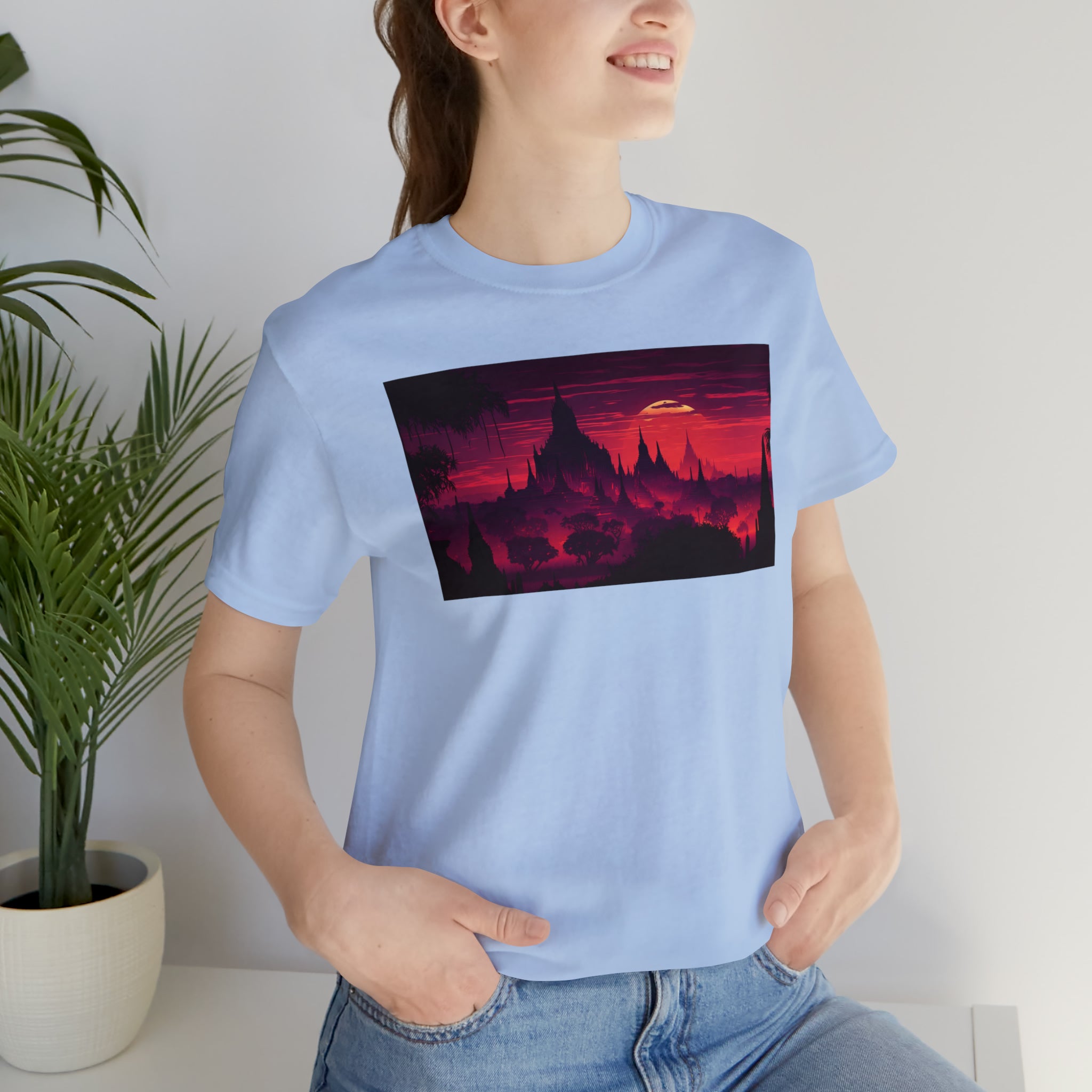 Unisex Jersey Short Sleeve Tee - Bagan, Myanmar