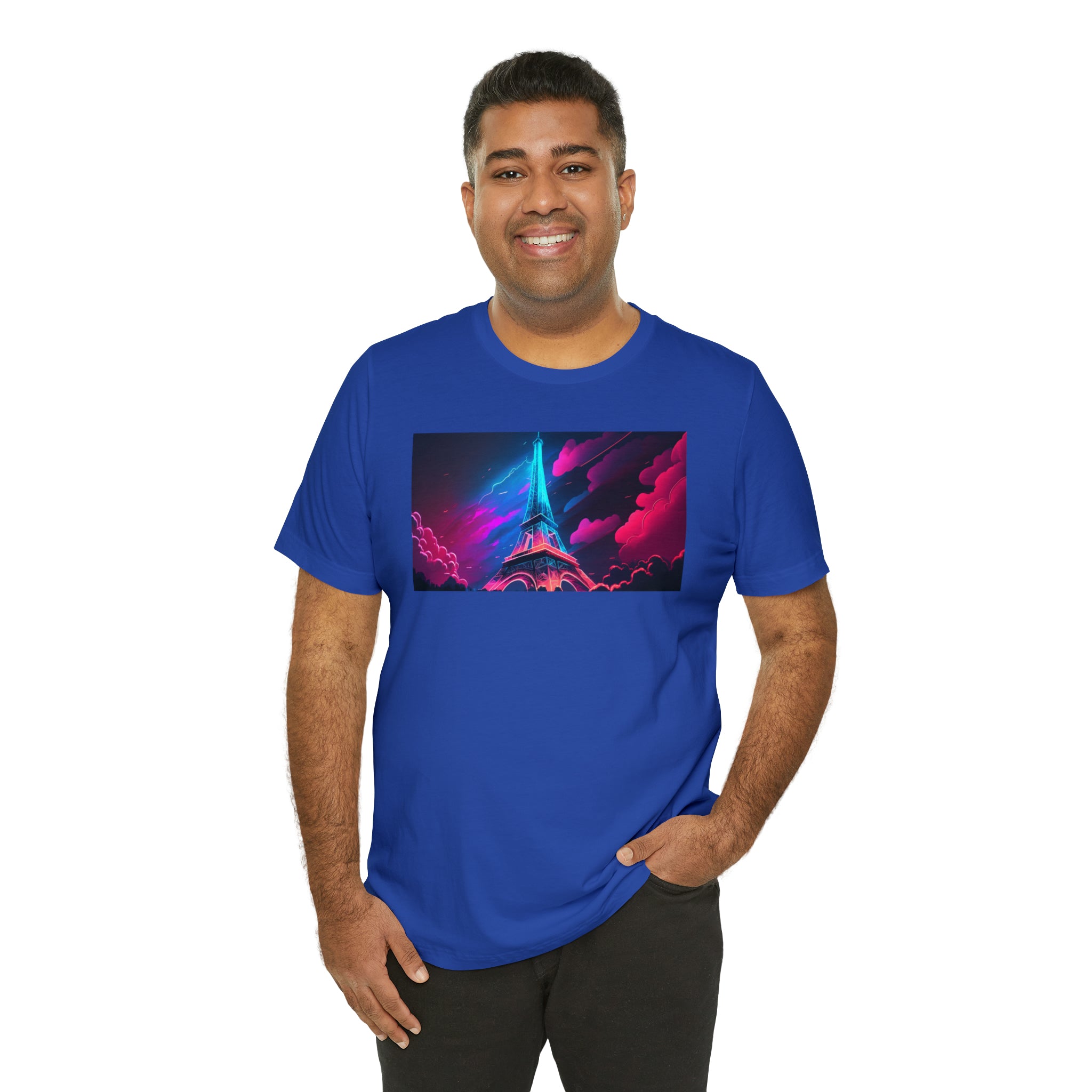 Unisex Jersey Short Sleeve Tee - Eiffel Tower, France