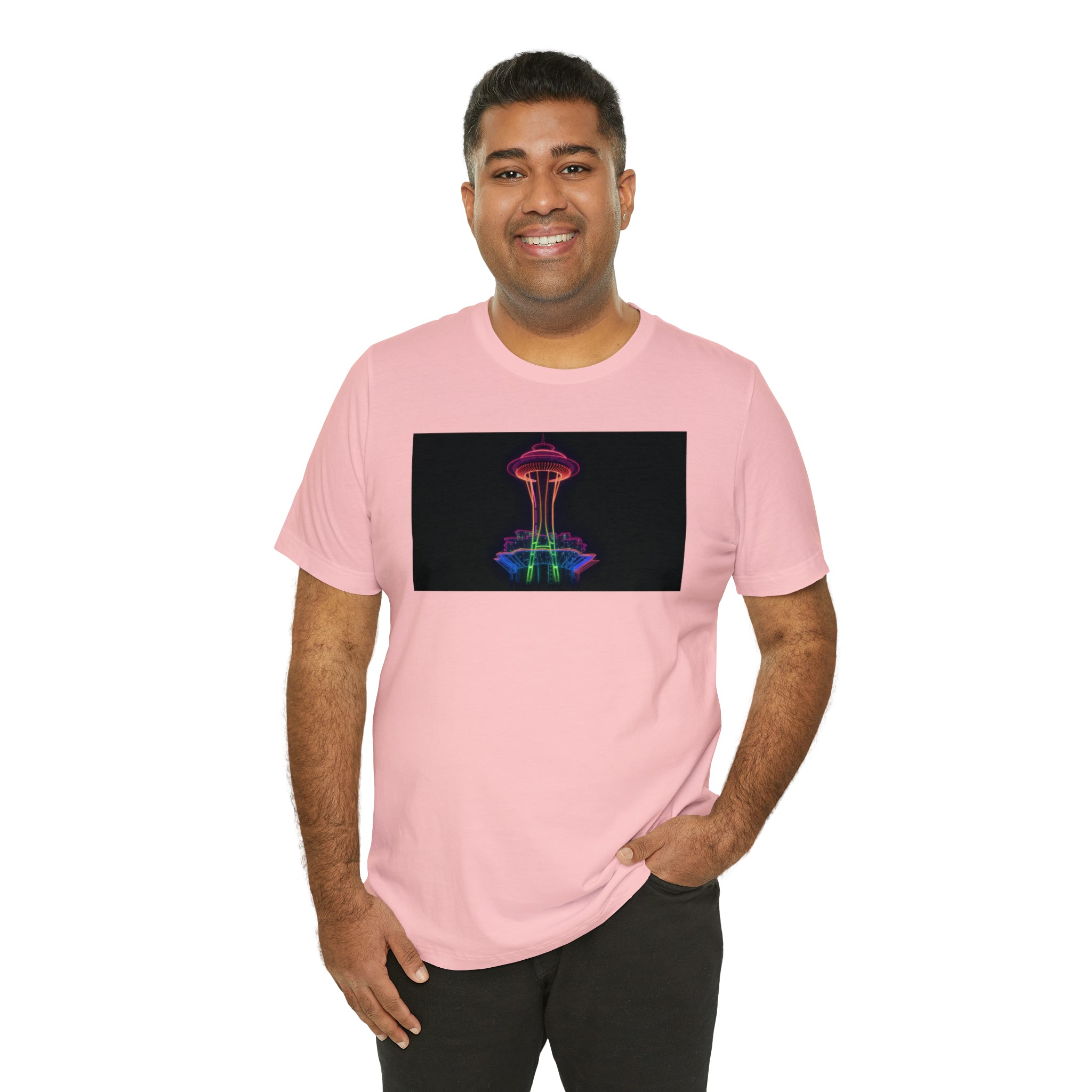 Unisex Jersey Short Sleeve Tee - Space Needle, Seattle, USA