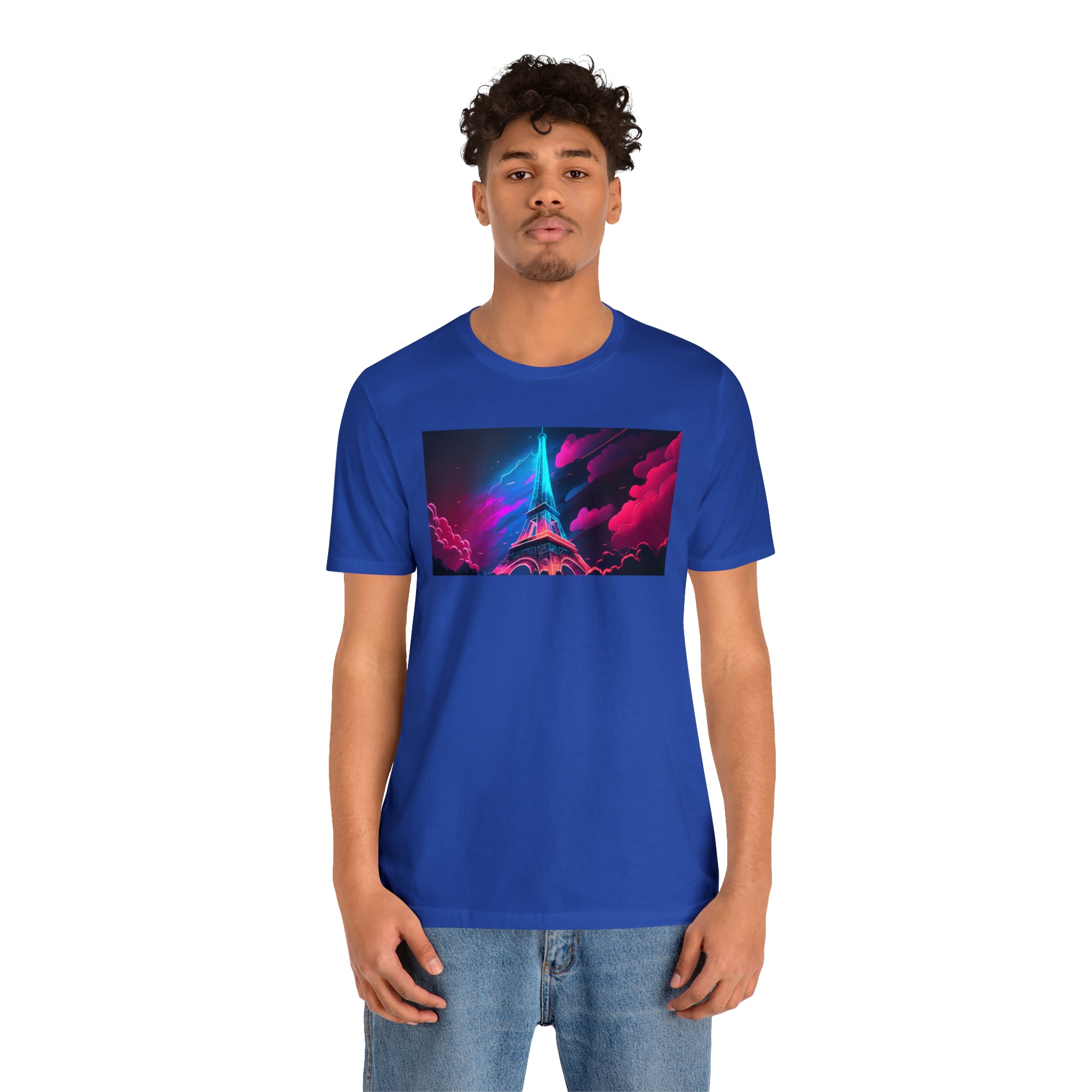 Unisex Jersey Short Sleeve Tee - Eiffel Tower, France