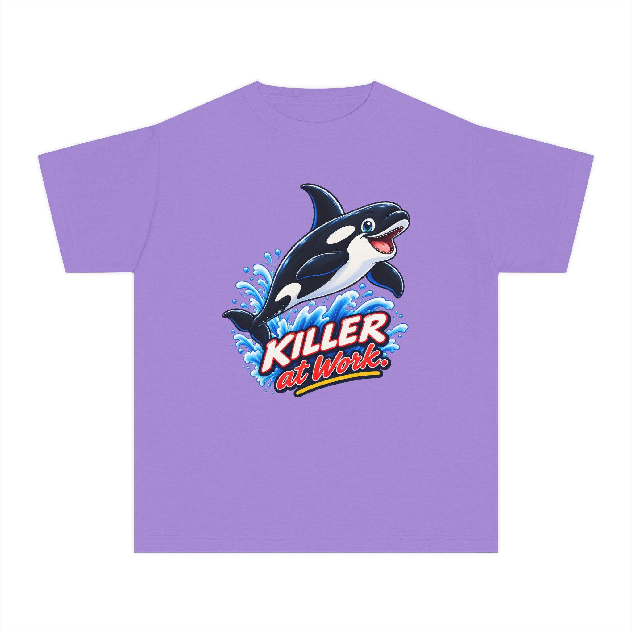 Youth Midweight Cotton Tee - Orca at Work