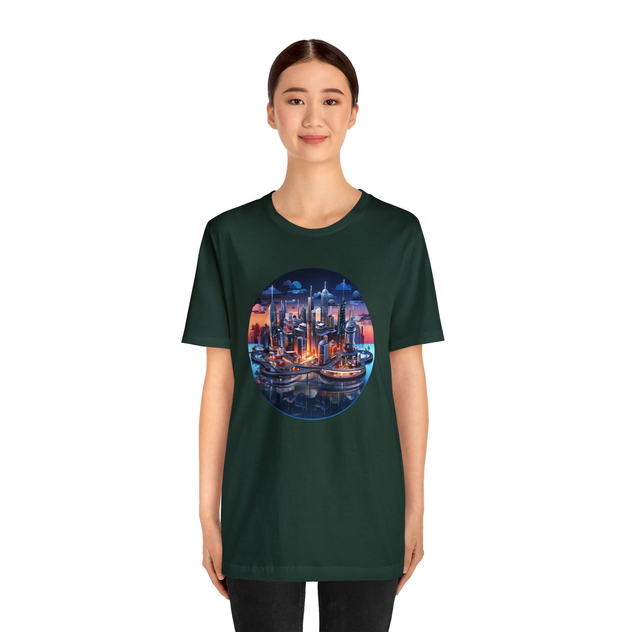 Unisex Jersey Short Sleeve Tee - Isometric Designs 05
