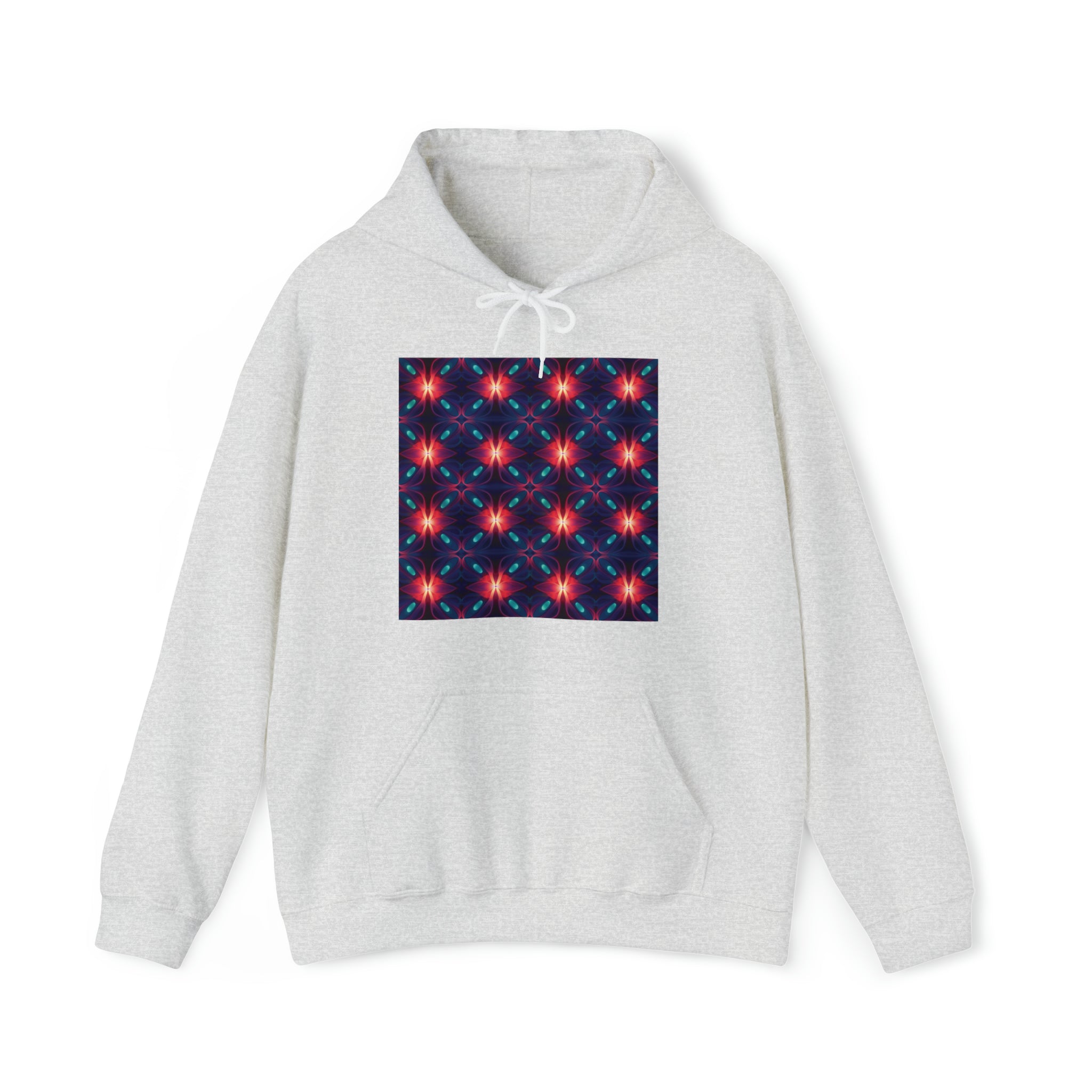 Unisex Heavy Blend™ Hooded Sweatshirt - Abstract Neon Designs 04