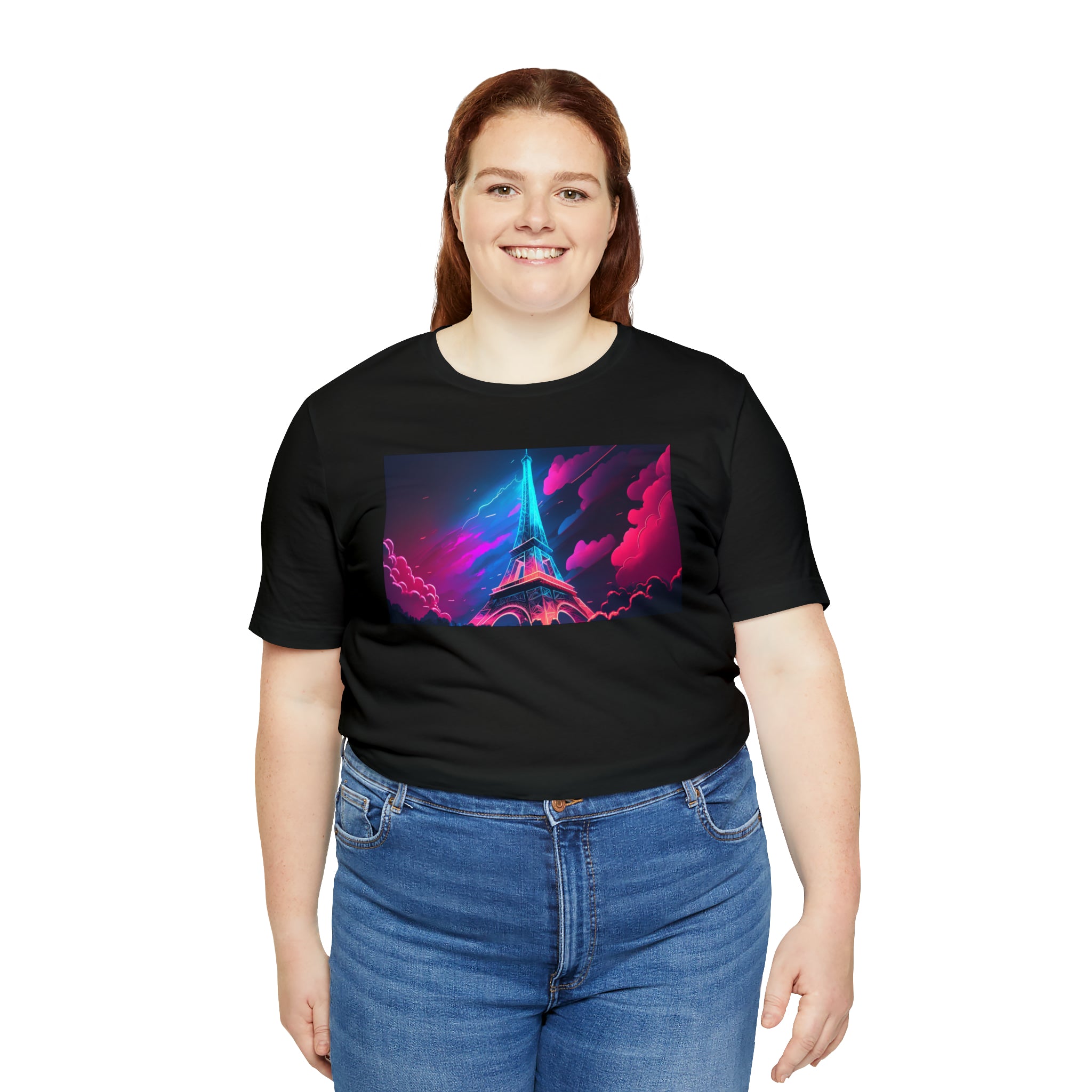 Unisex Jersey Short Sleeve Tee - Eiffel Tower, France