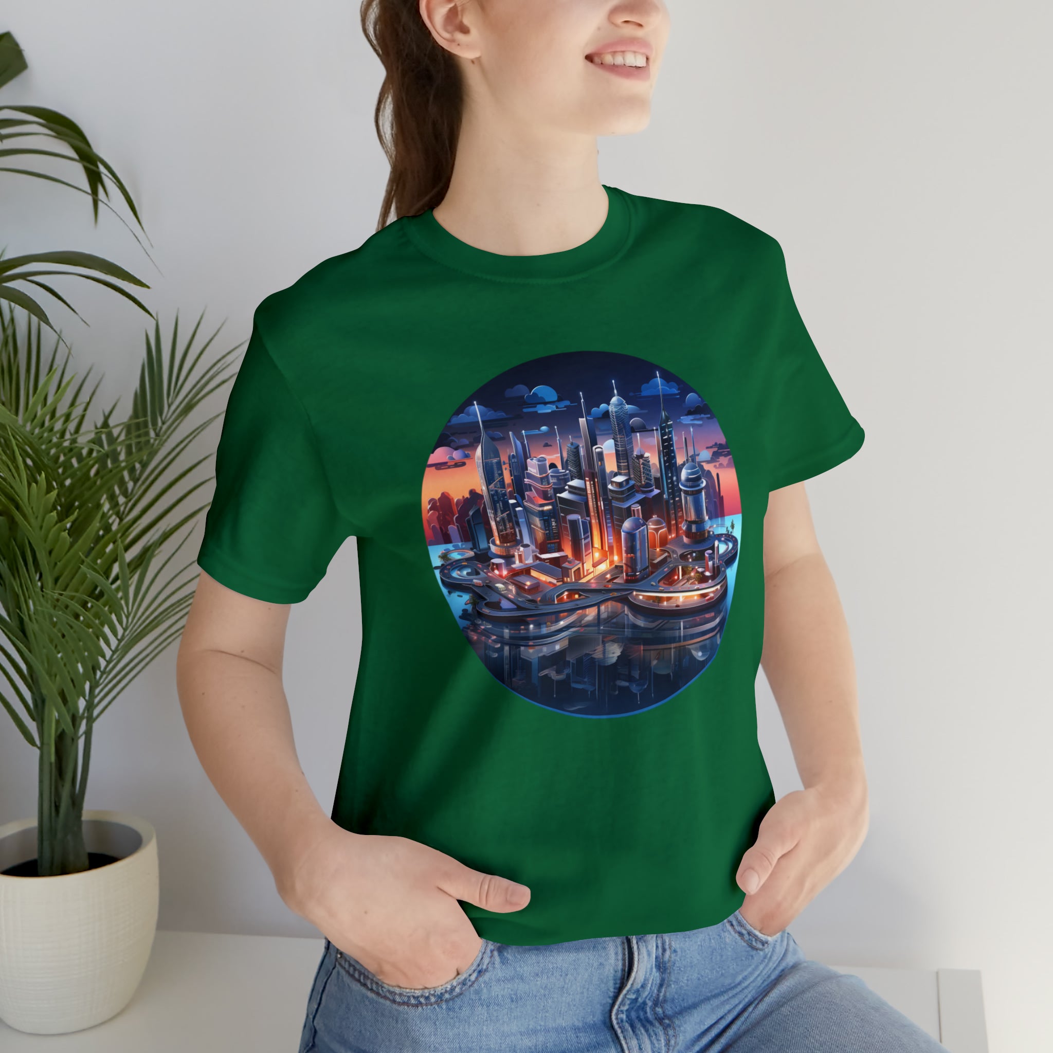 Unisex Jersey Short Sleeve Tee - Isometric Designs 05