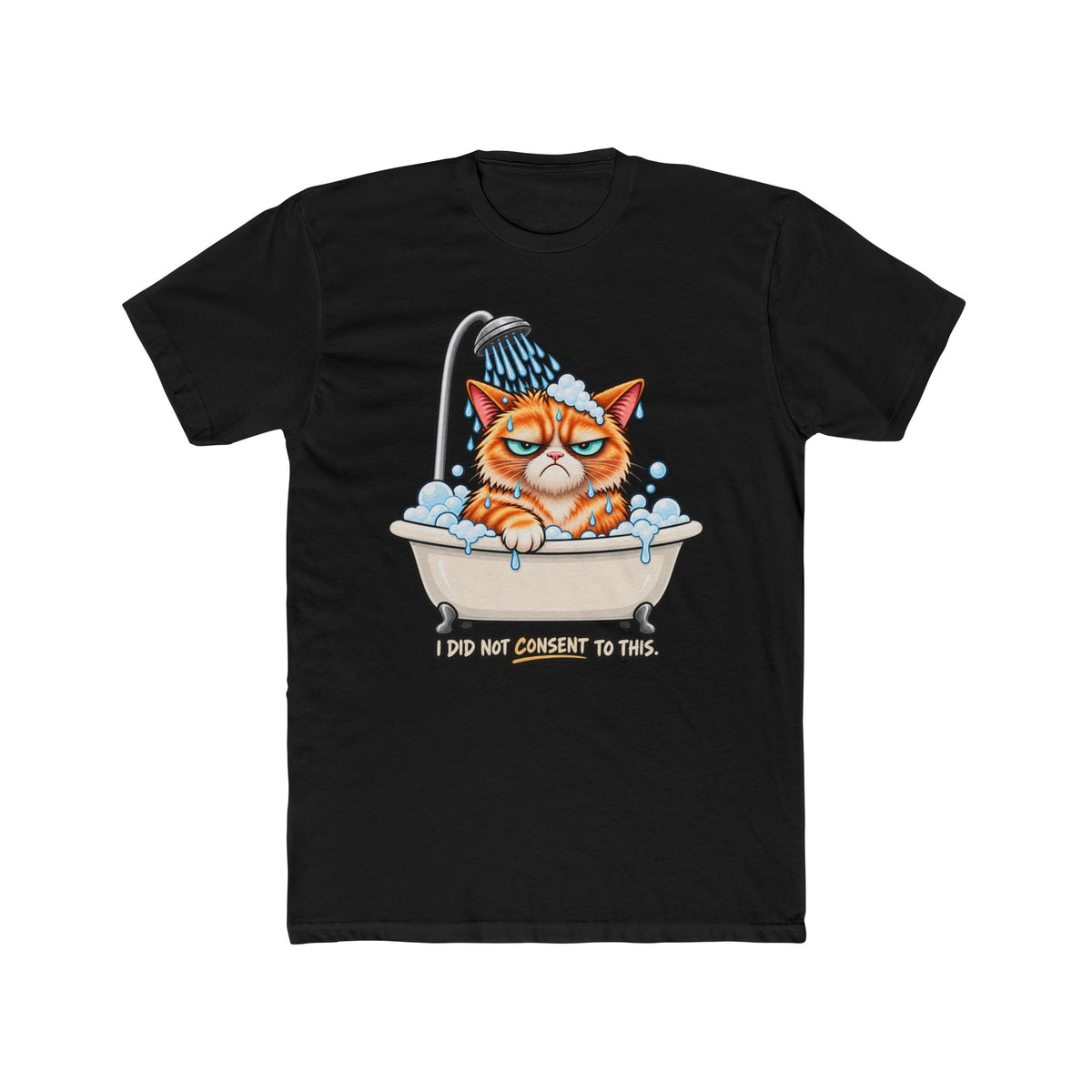Forced Hydration - Mildly Feral - Men's Cotton Crew Tee