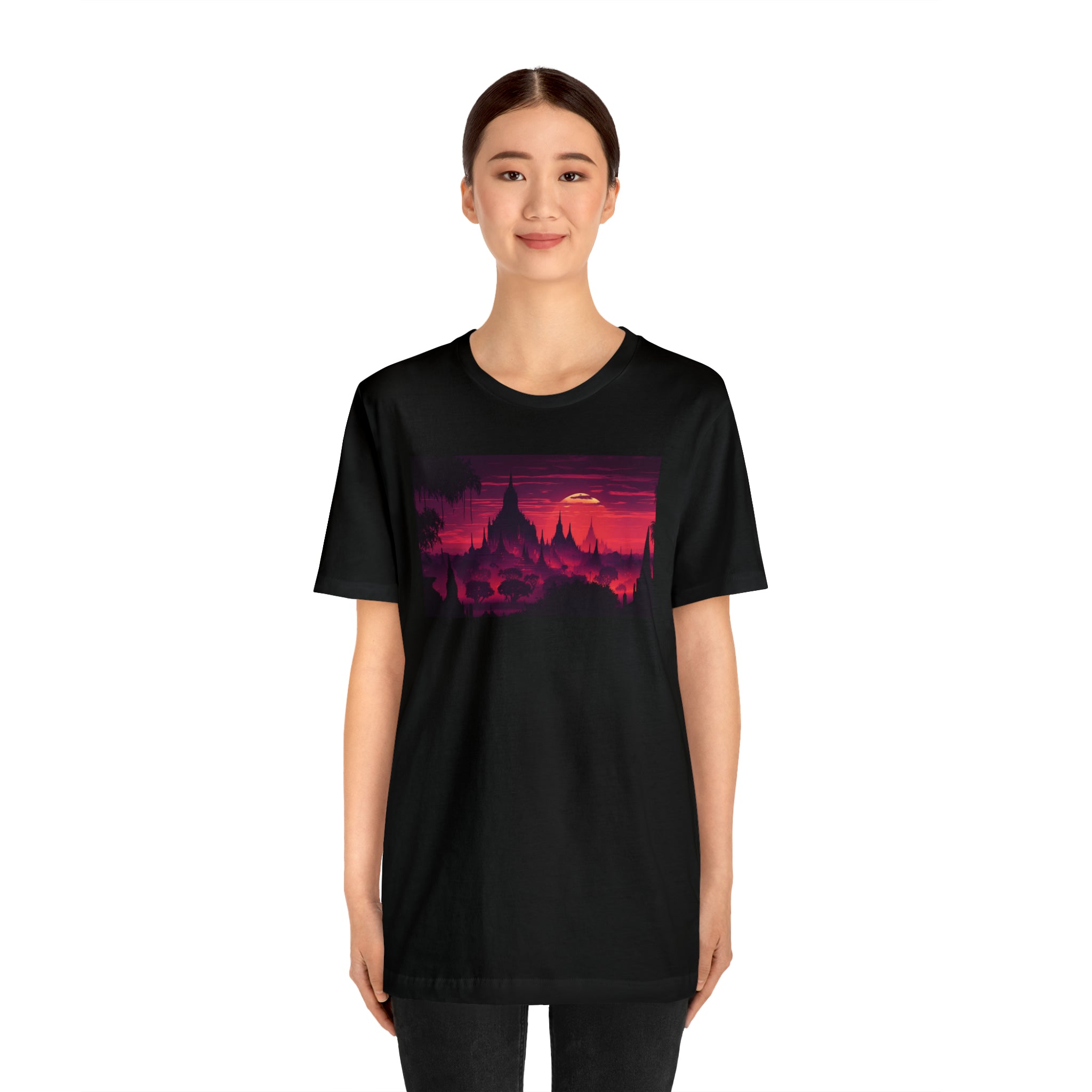 Unisex Jersey Short Sleeve Tee - Bagan, Myanmar