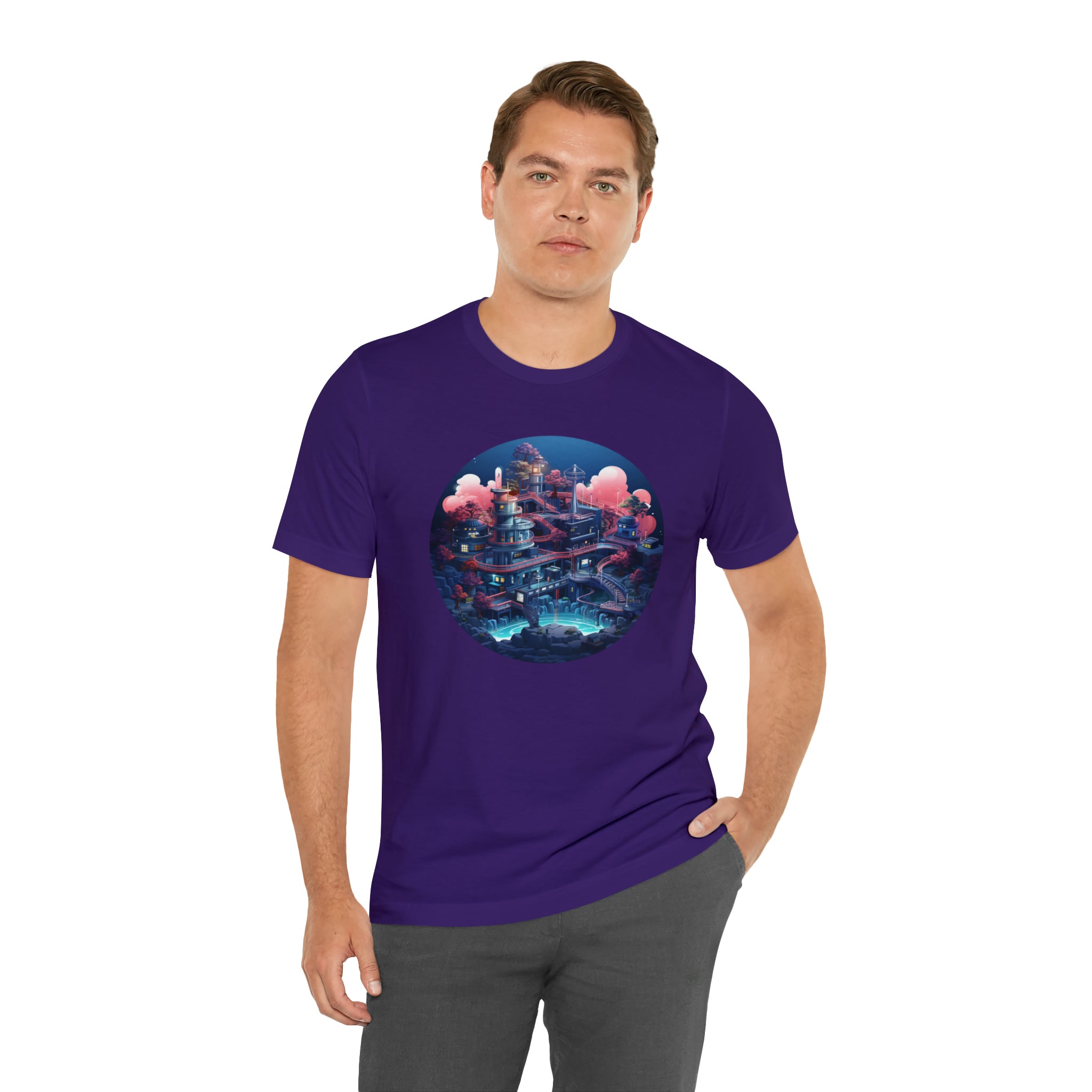 Unisex Jersey Short Sleeve Tee - Isometric Designs 03