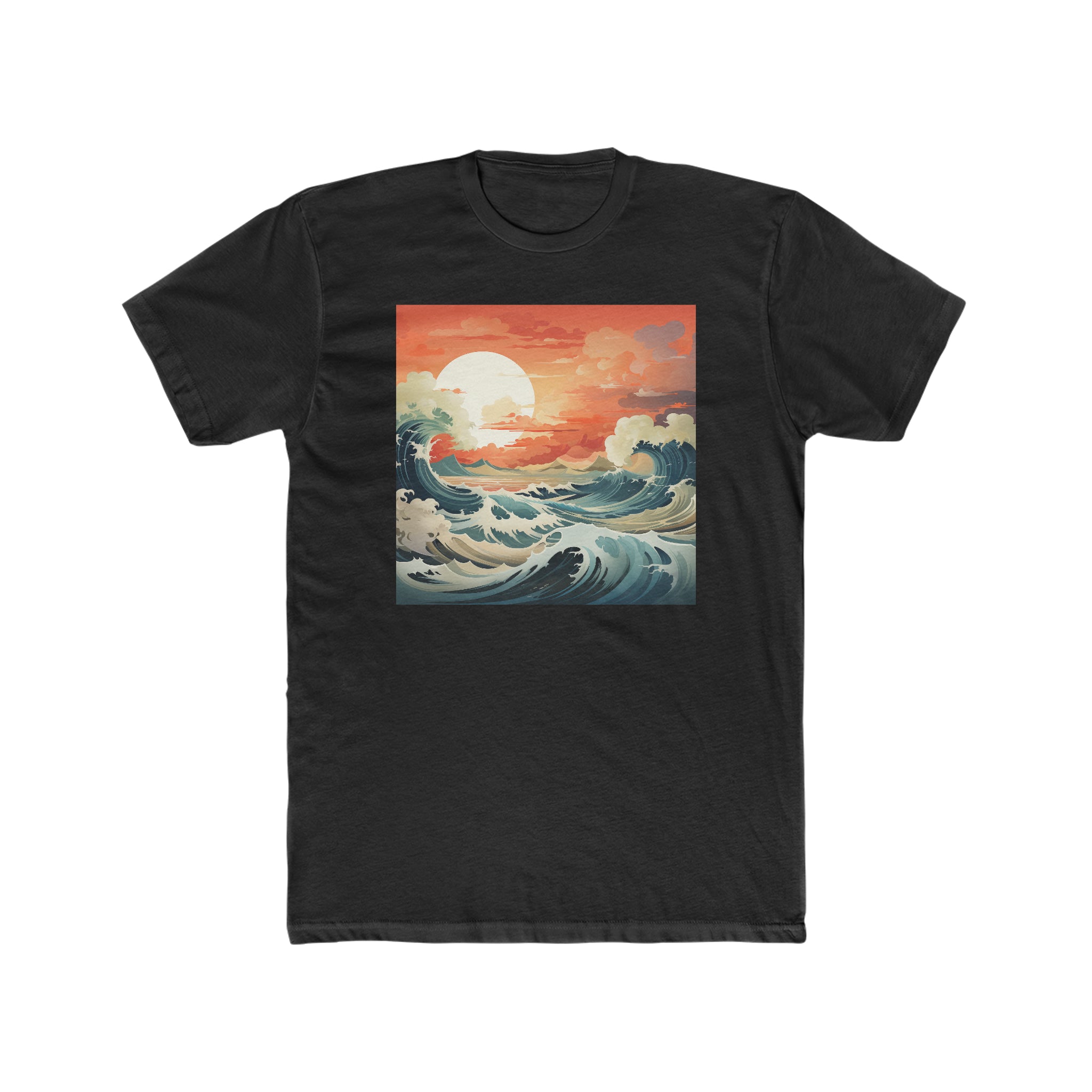 Men's Cotton Crew Tee - Vector Art Design 12