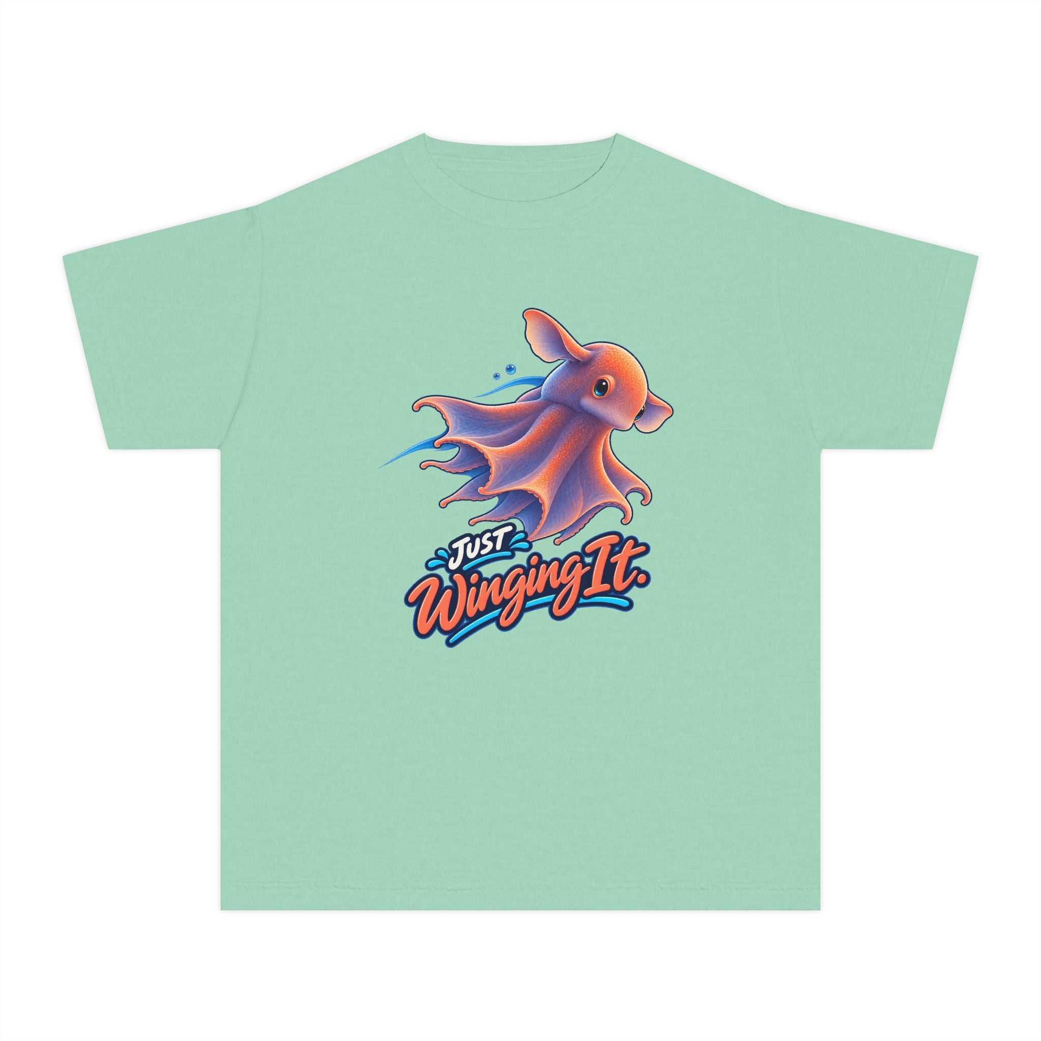 Youth Midweight Cotton Tee - Dumbo Octopus