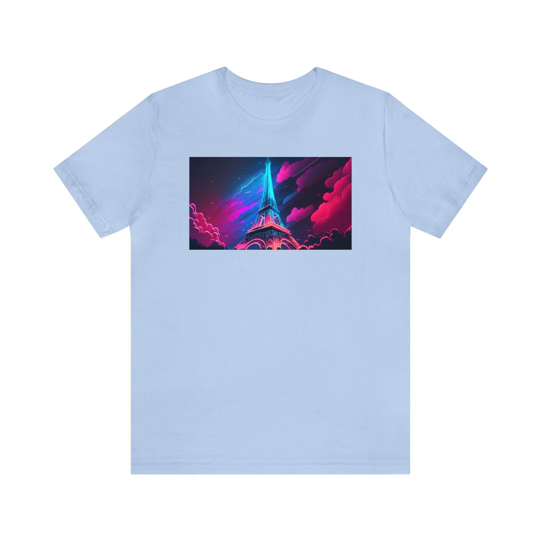 Unisex Jersey Short Sleeve Tee - Eiffel Tower, France