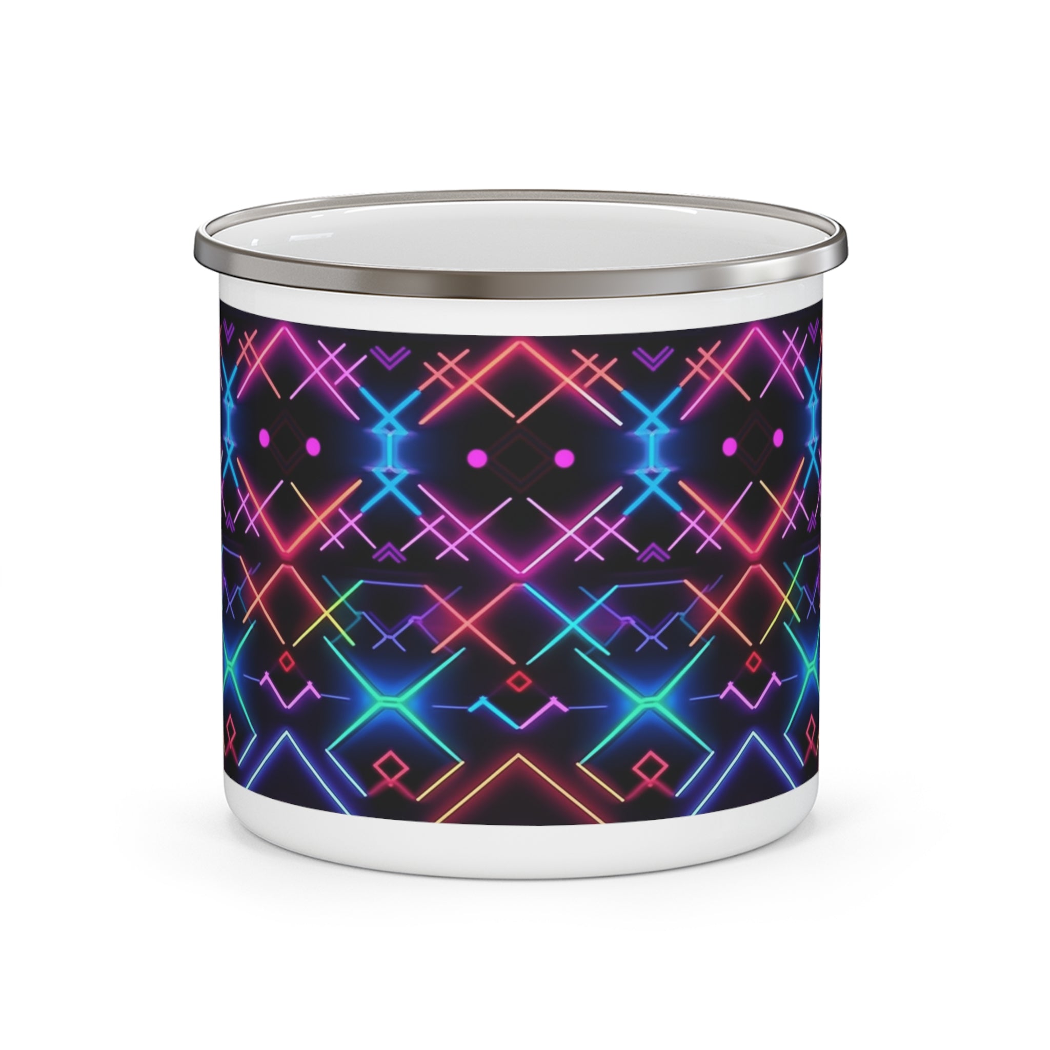 Enamel Camping Mug - Seamless Designs 18