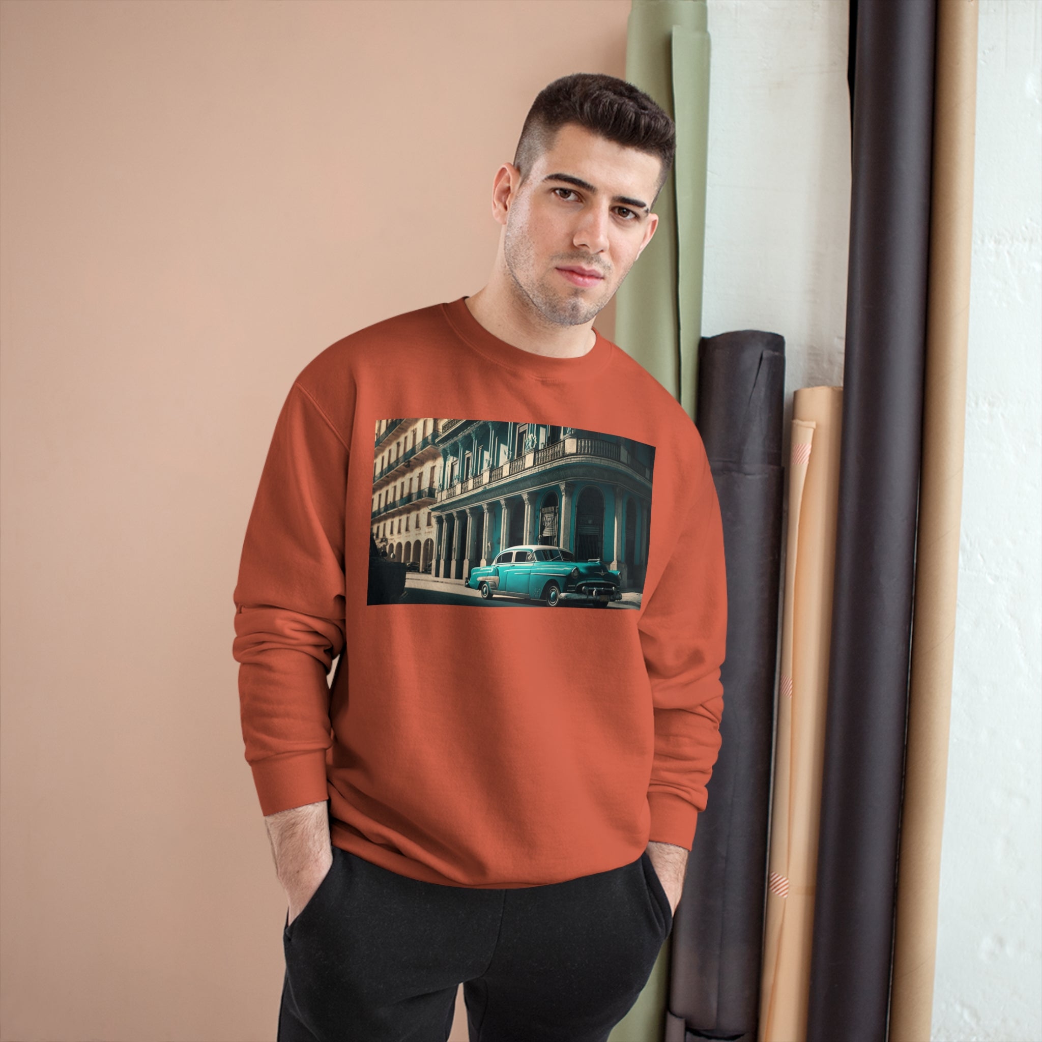 Champion Sweatshirt - Duotone Cities, Havana