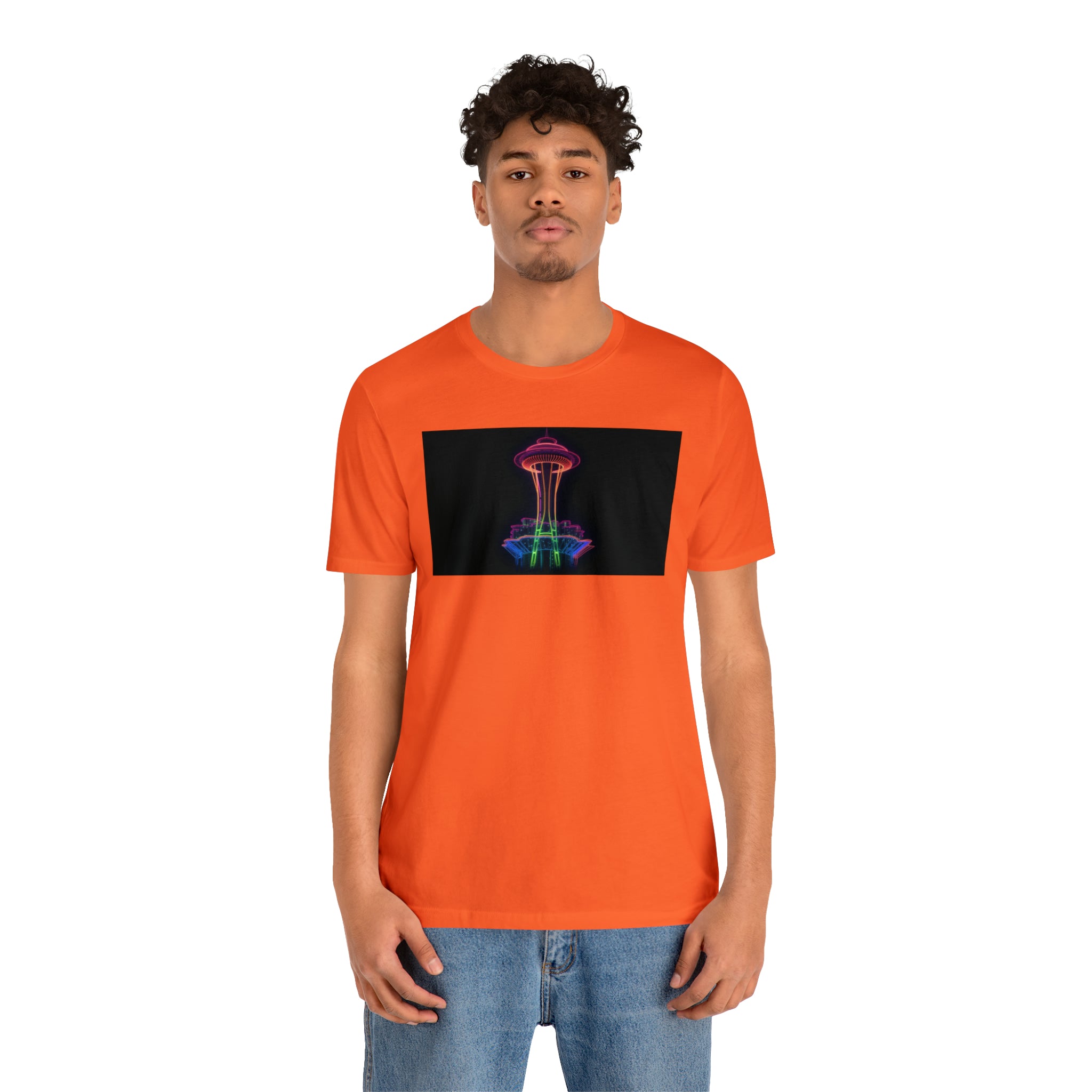 Unisex Jersey Short Sleeve Tee - Space Needle, Seattle, USA