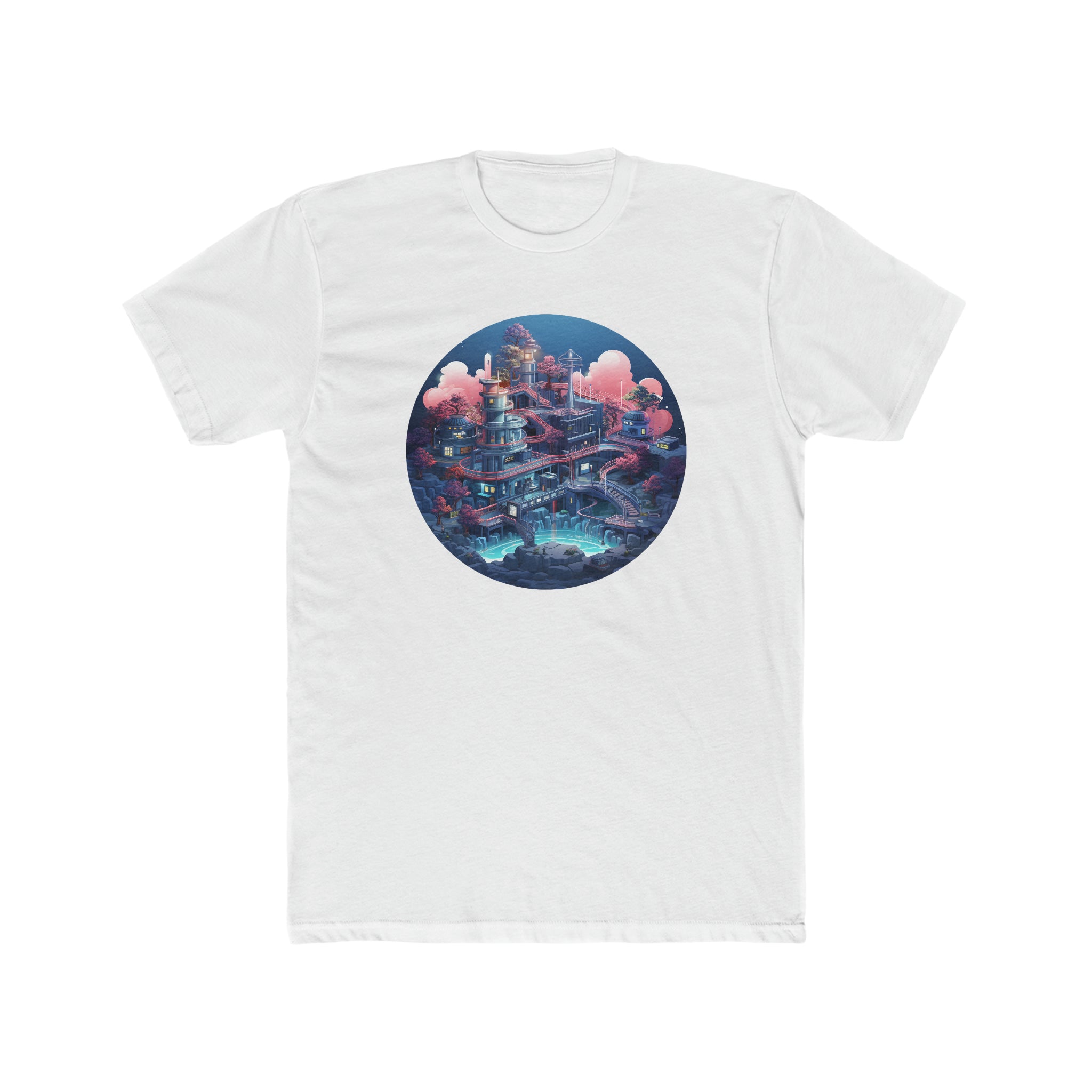 Men's Cotton Crew Tee - Isometric Designs 07