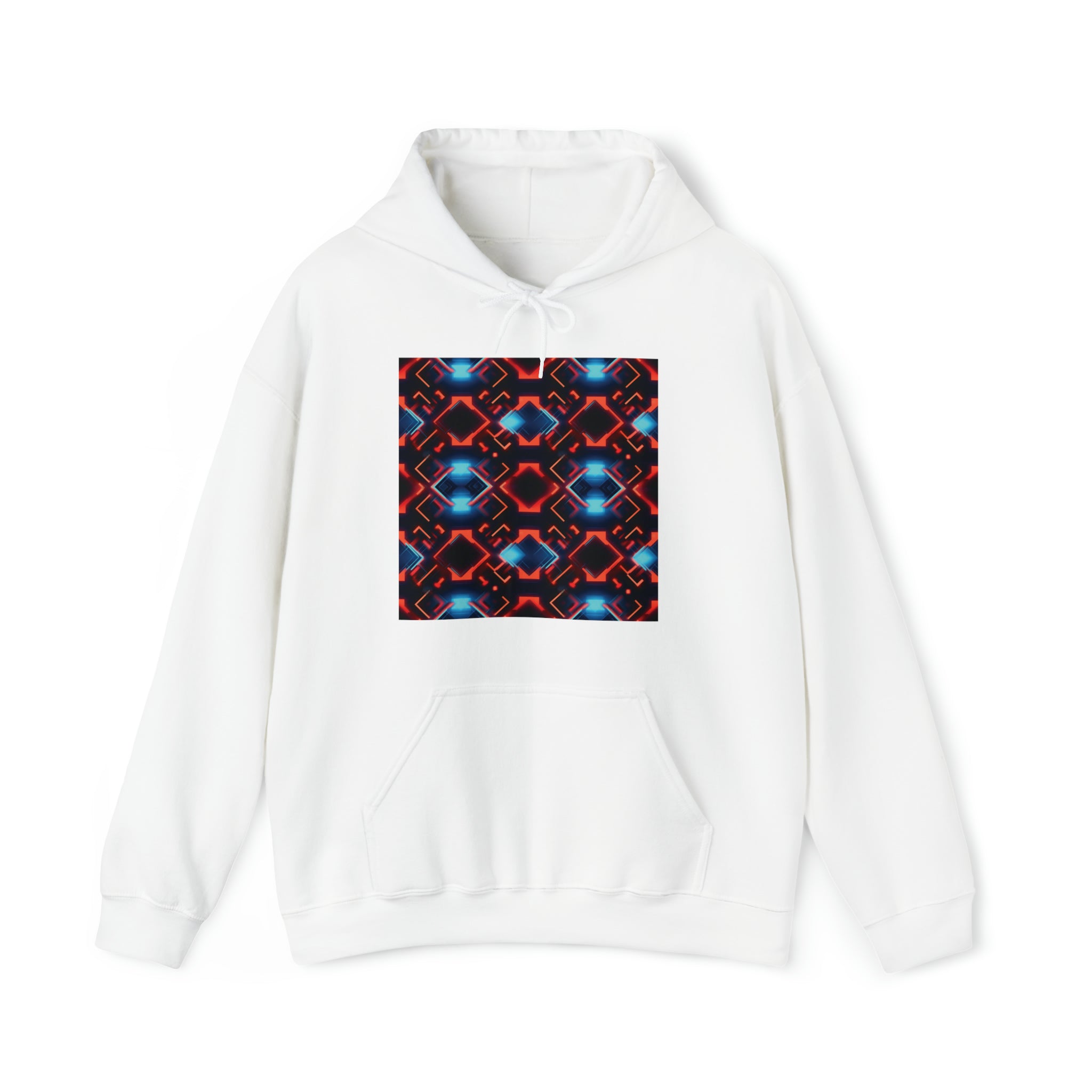 Unisex Heavy Blend™ Hooded Sweatshirt - Abstract Neon Designs 07