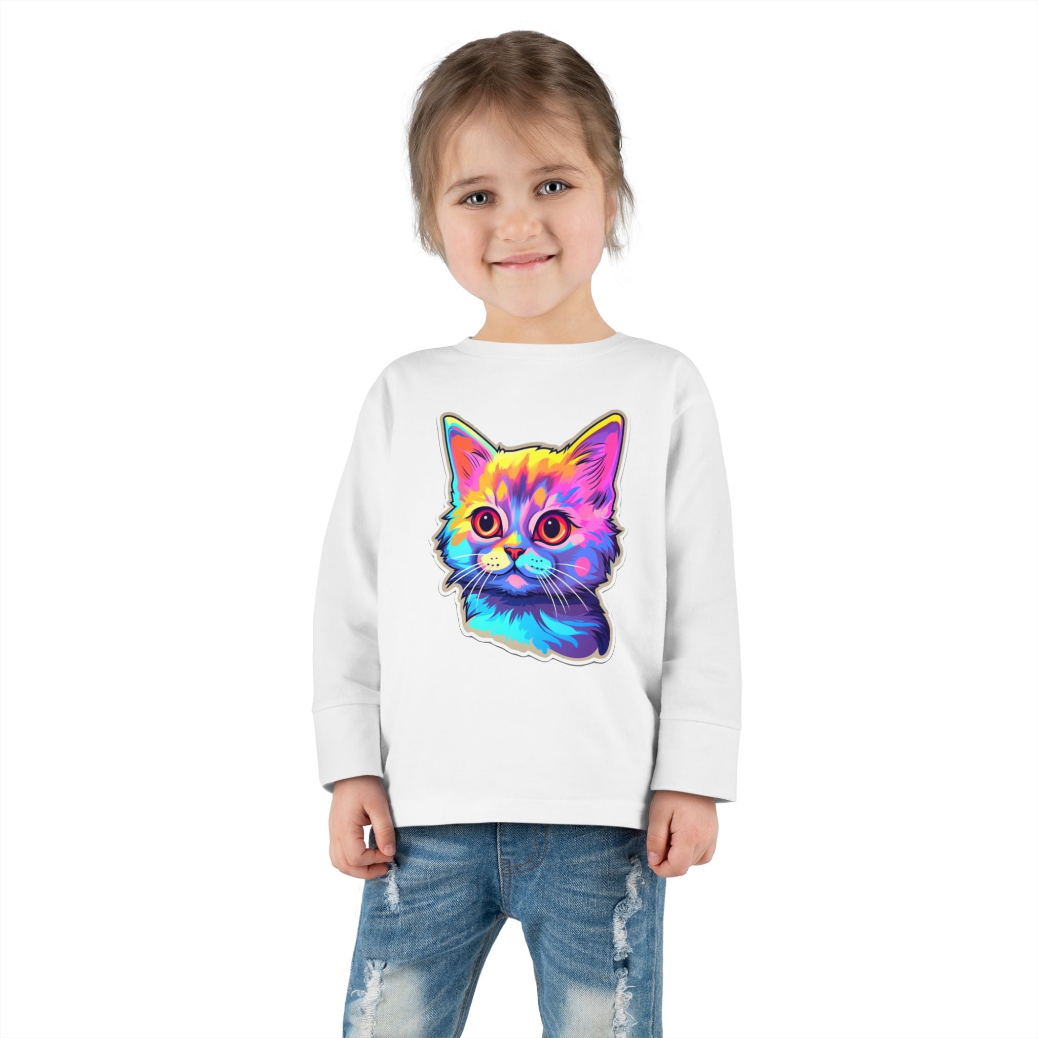 Toddler Long Sleeve Tee - Kittens 03