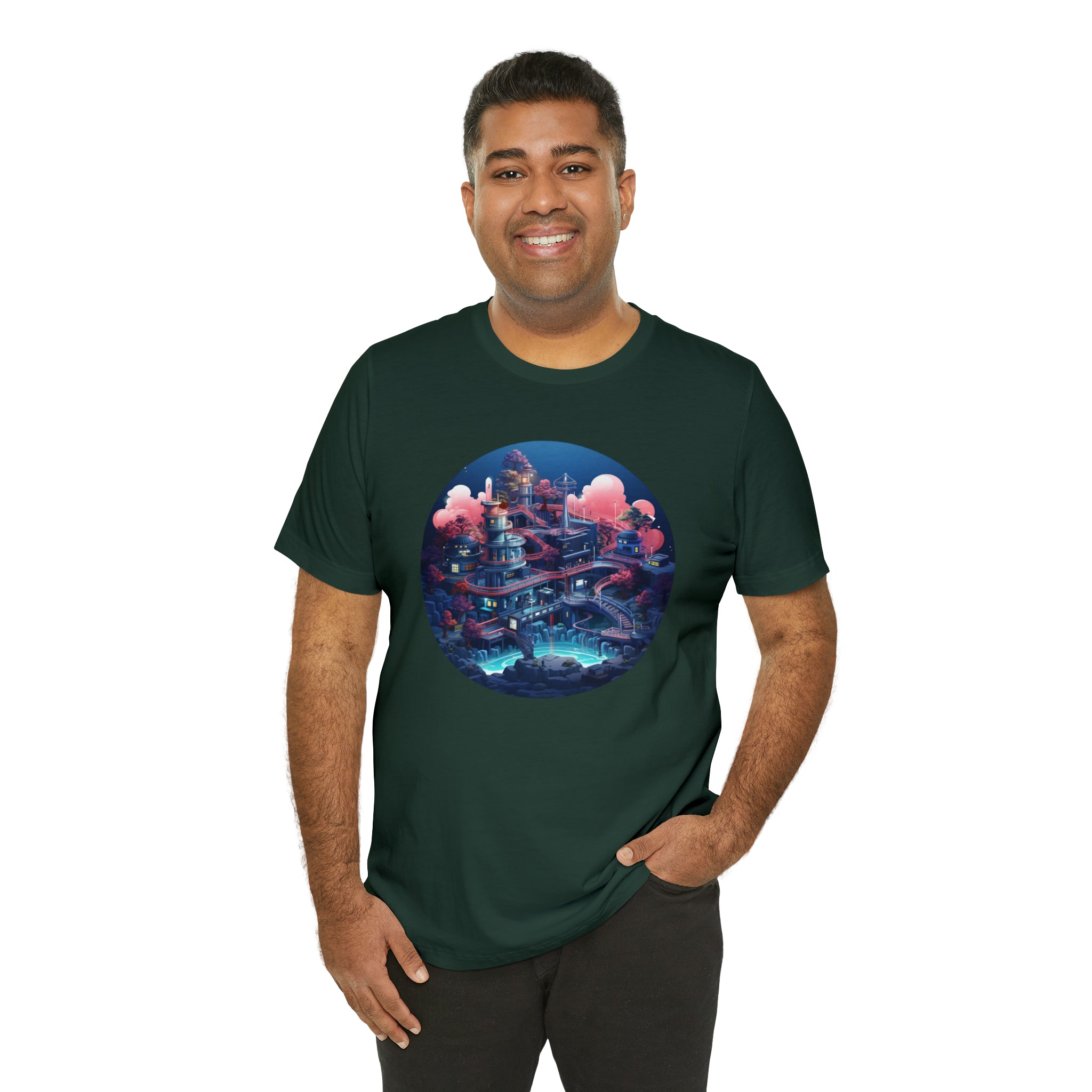 Unisex Jersey Short Sleeve Tee - Isometric Designs 03