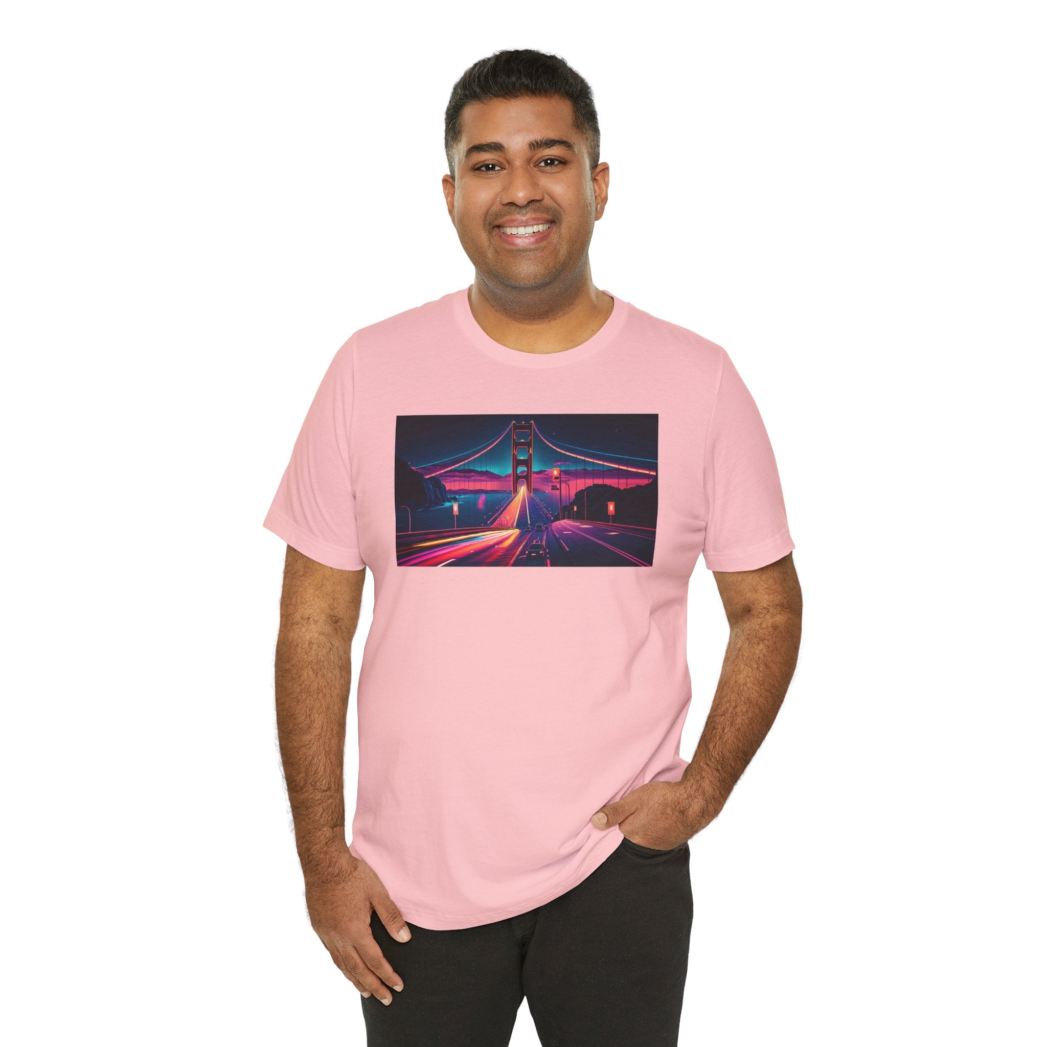 Unisex Jersey Short Sleeve Tee - Golden Gate Bridge, San Francisco, USA