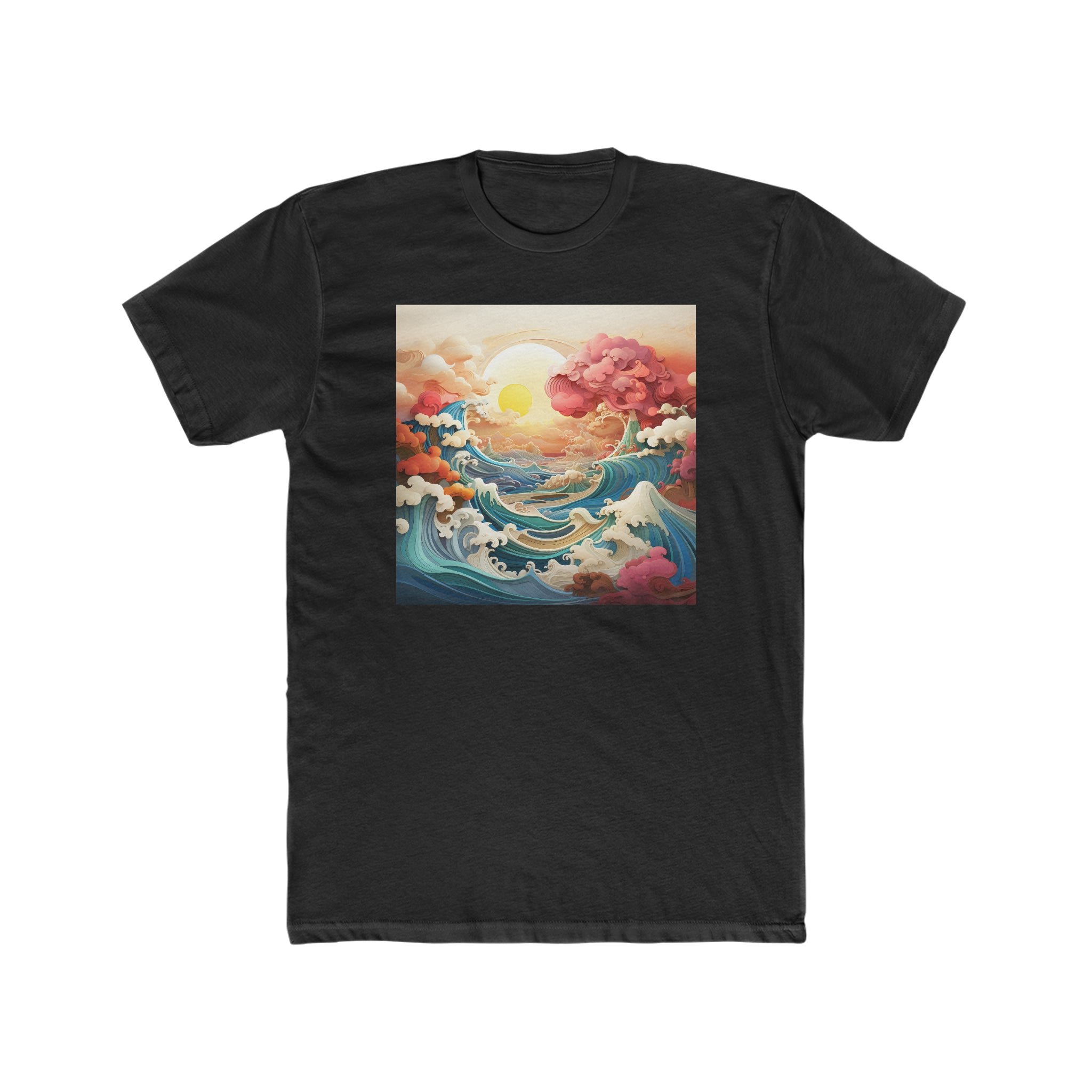 Men's Cotton Crew Tee - Vector Art Design 11