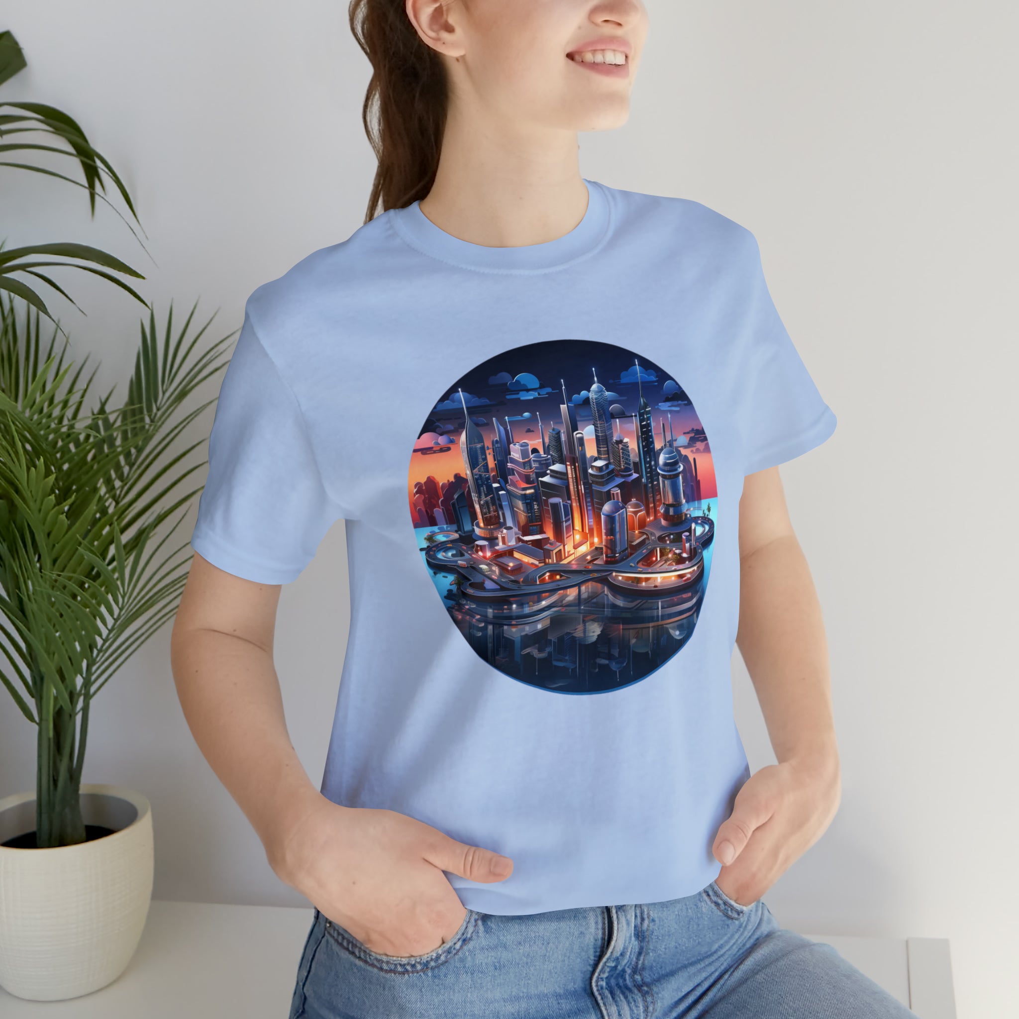 Unisex Jersey Short Sleeve Tee - Isometric Designs 05