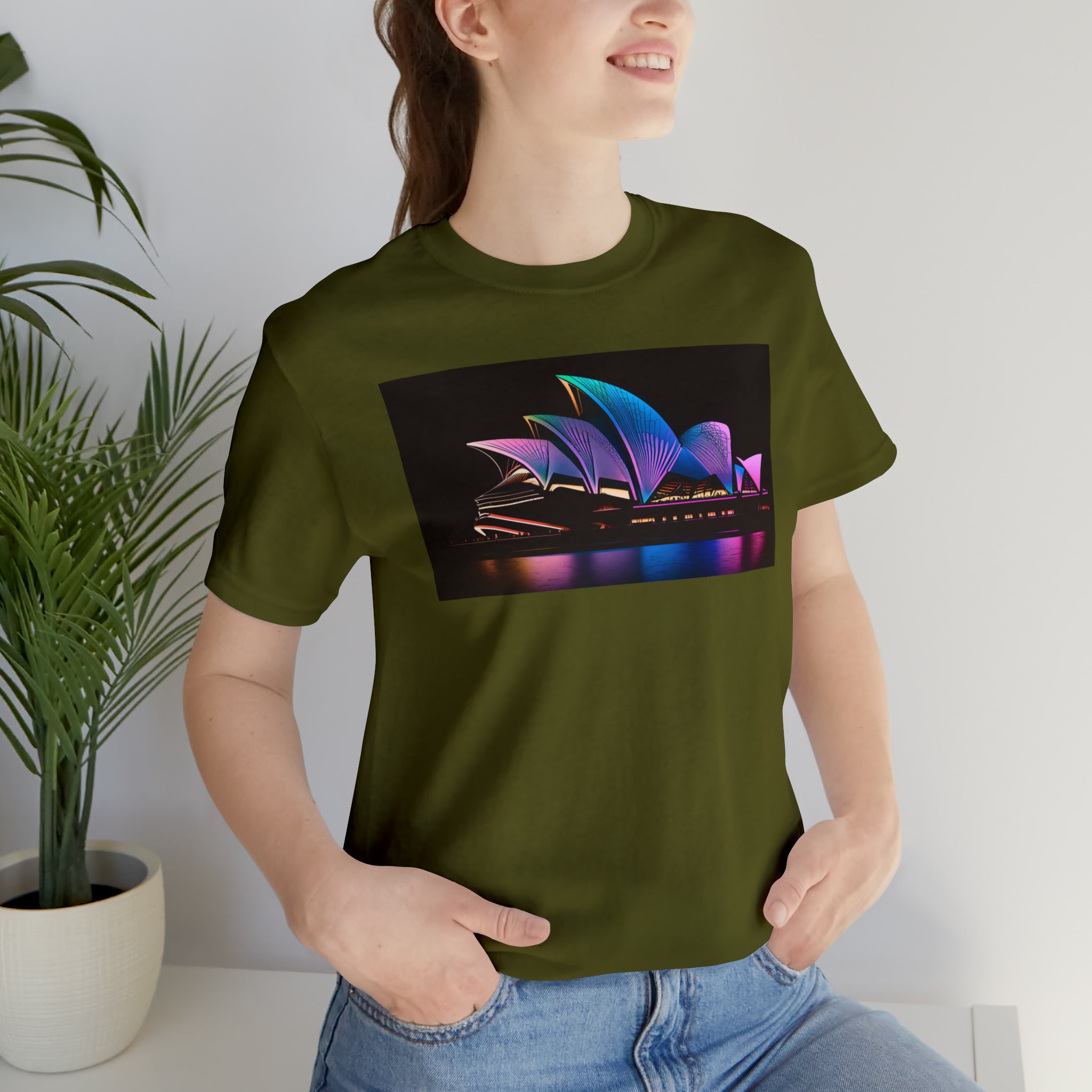 Unisex Jersey Short Sleeve Tee - Sydney Opera House, Australia