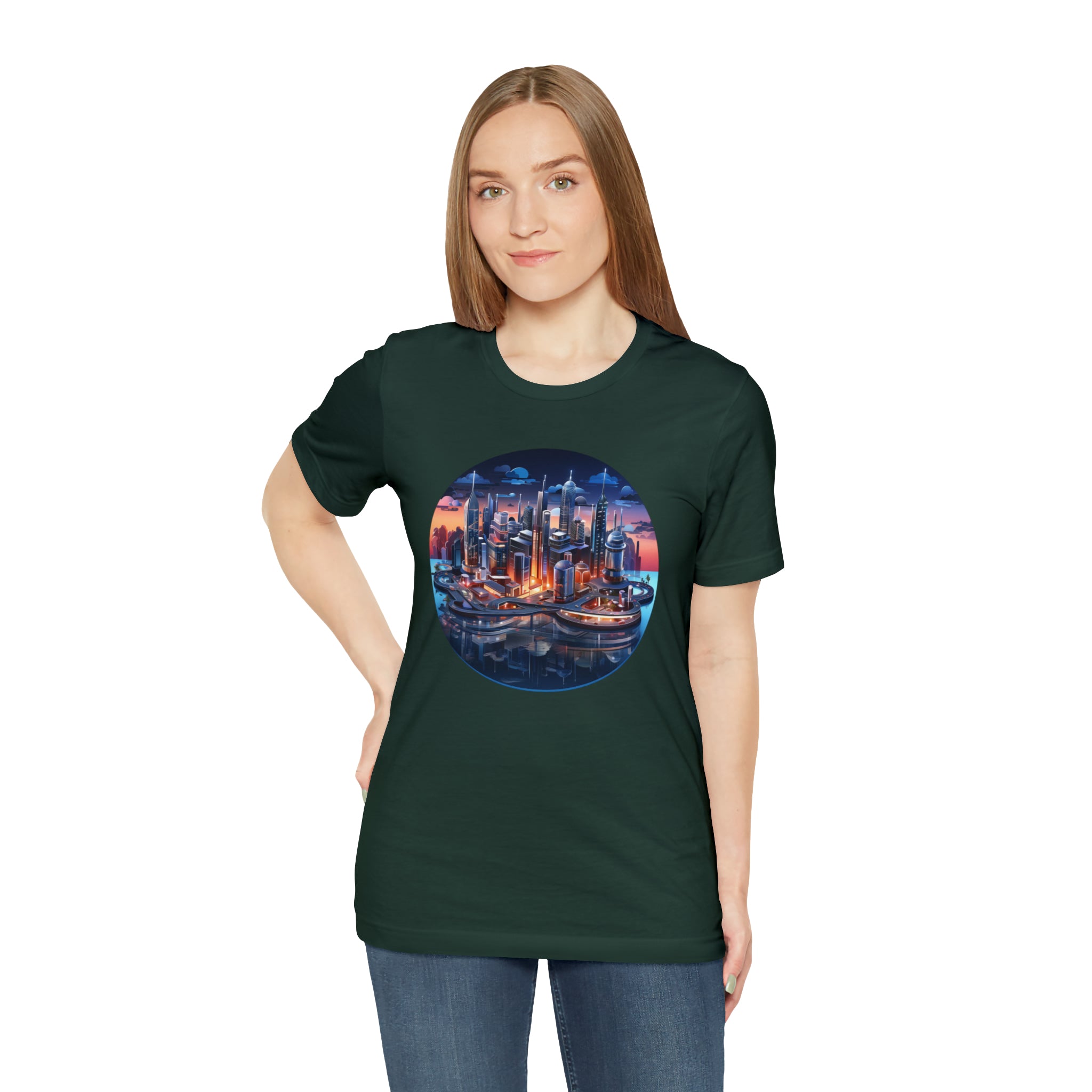 Unisex Jersey Short Sleeve Tee - Isometric Designs 05
