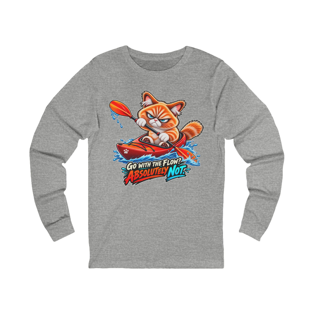 Kayaking - Mildly Feral - Unisex Long Sleeve Tee