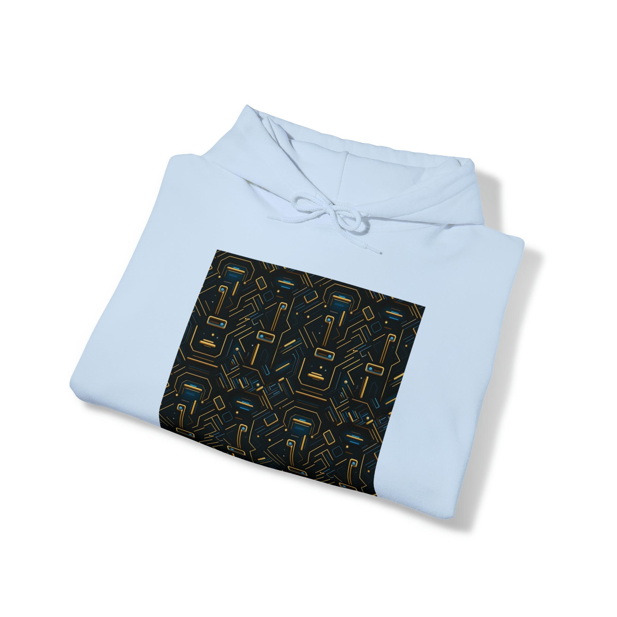 Unisex Heavy Blend™ Hooded Sweatshirt - Abstract Neon Designs 05